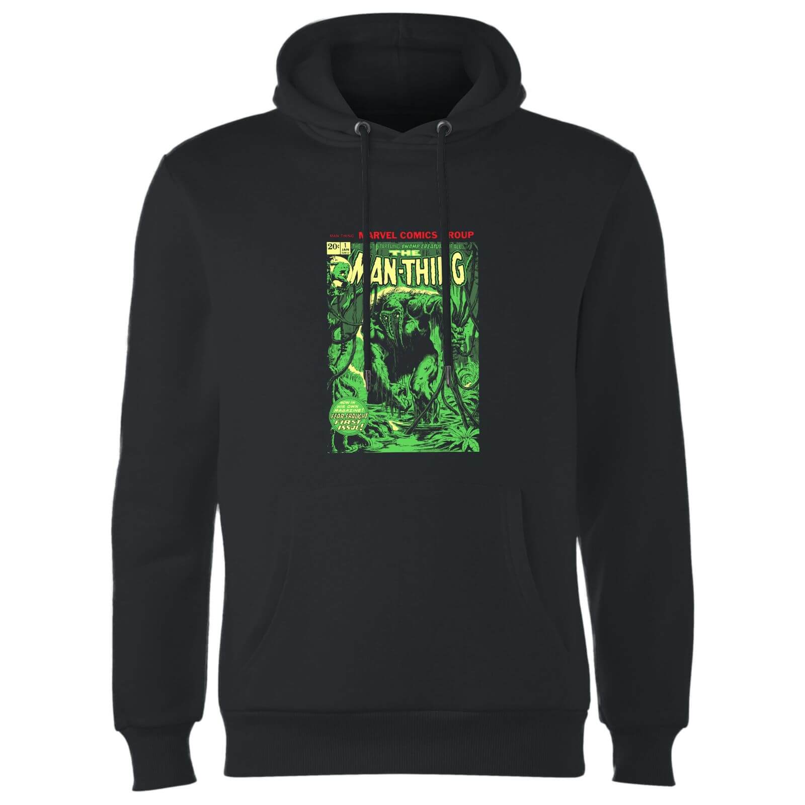 Man-Thing Cover Hoodie - Black - M - Nero