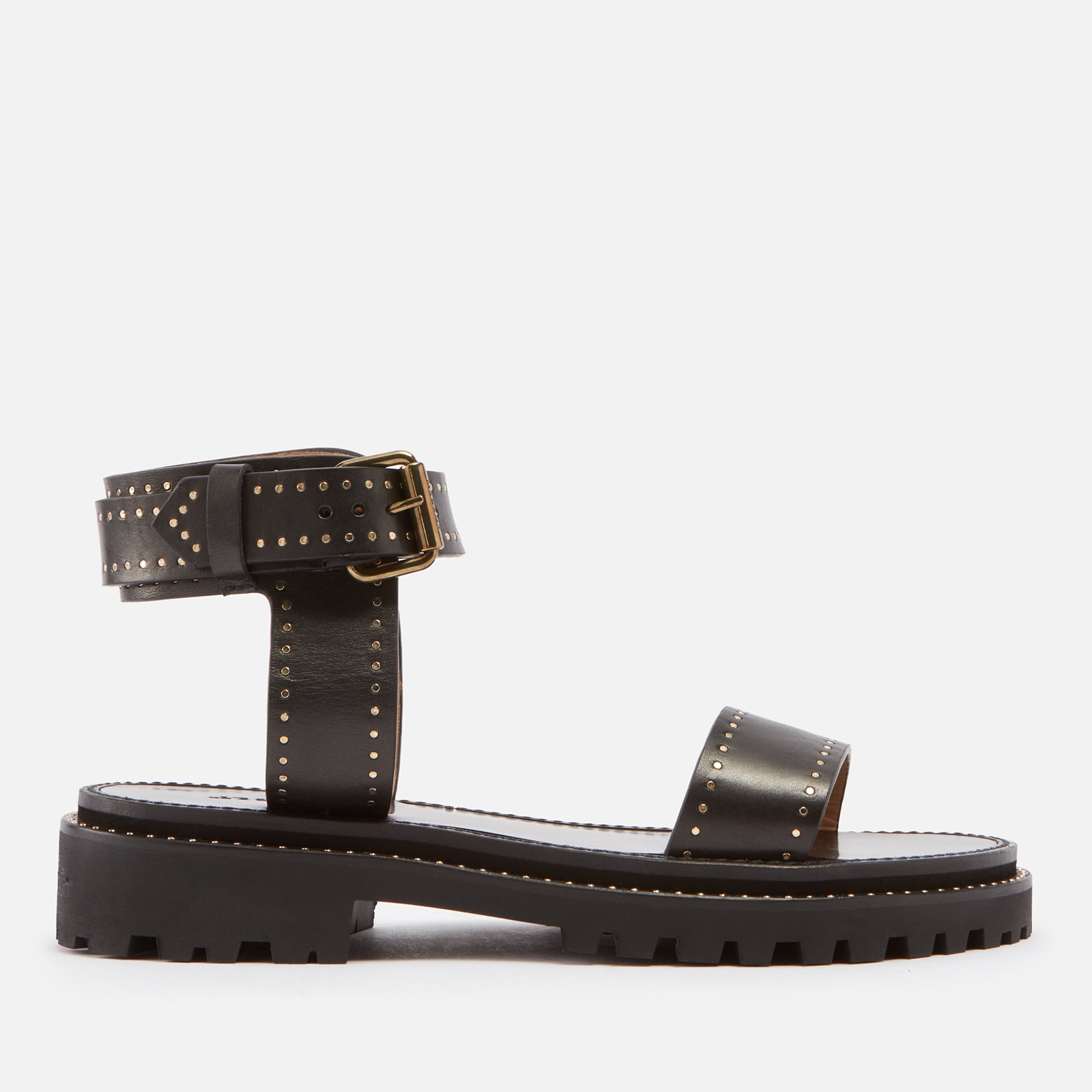 Isabel Marant Women's Breena Studded Leather Sandals - UK 3