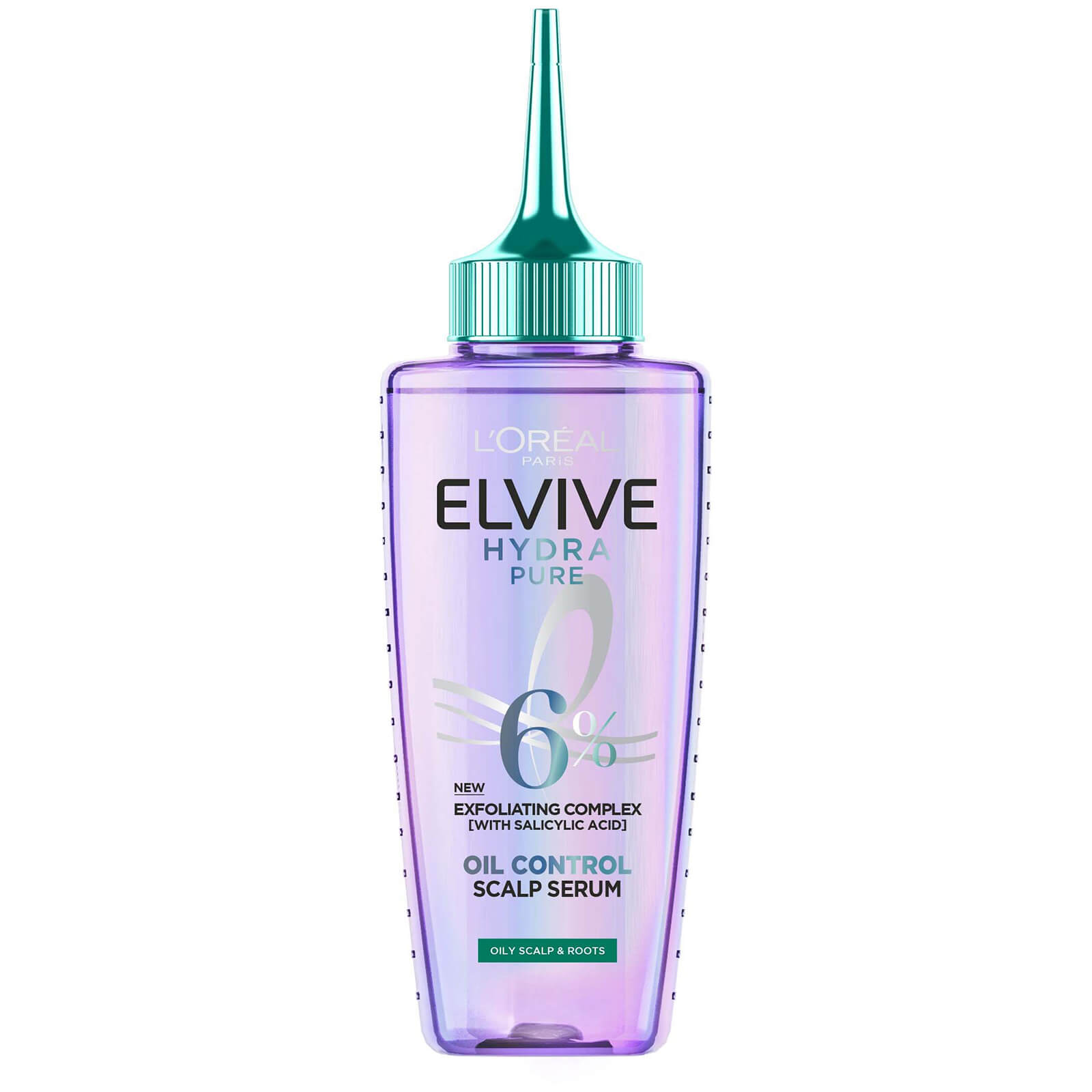 Image of L'Oréal Paris Elvive Hydra Pure Exfoliating Pre-Shampoo Scalp Serum with Salicylic Acid for Oily Scalp and Roots 102ml
