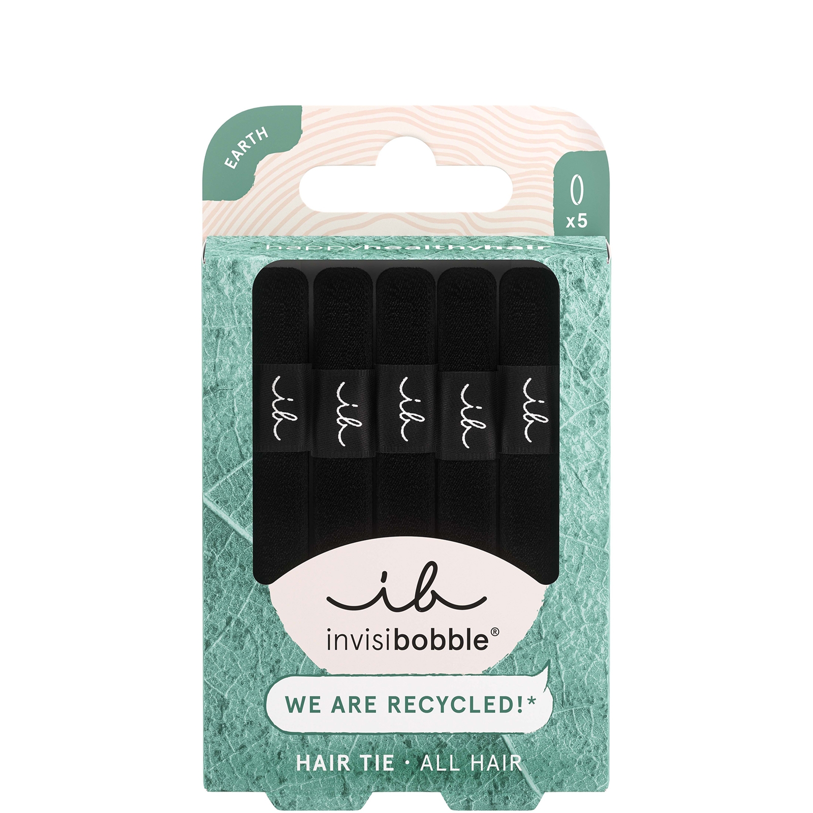 Shop Invisibobble Hair Tie Black - Pack Of 5