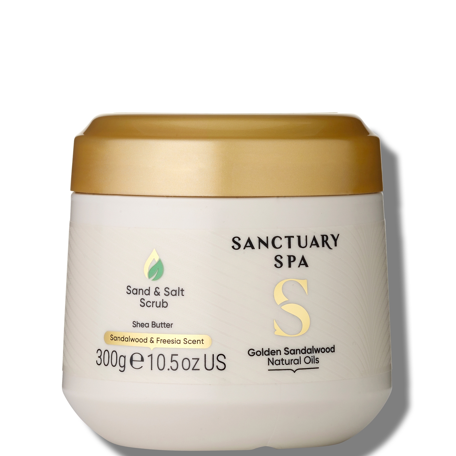 Image of Sanctuary Spa Golden Sandalwood Sand and Salt Scrub 300g