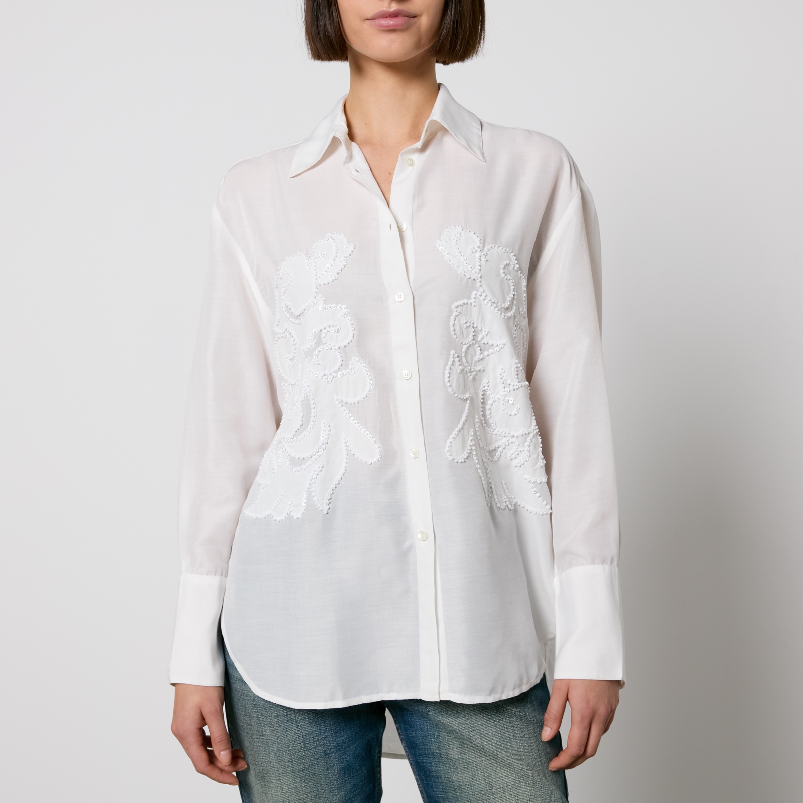 MAX&Co. Ottawa Embroidery Gauze Shirt