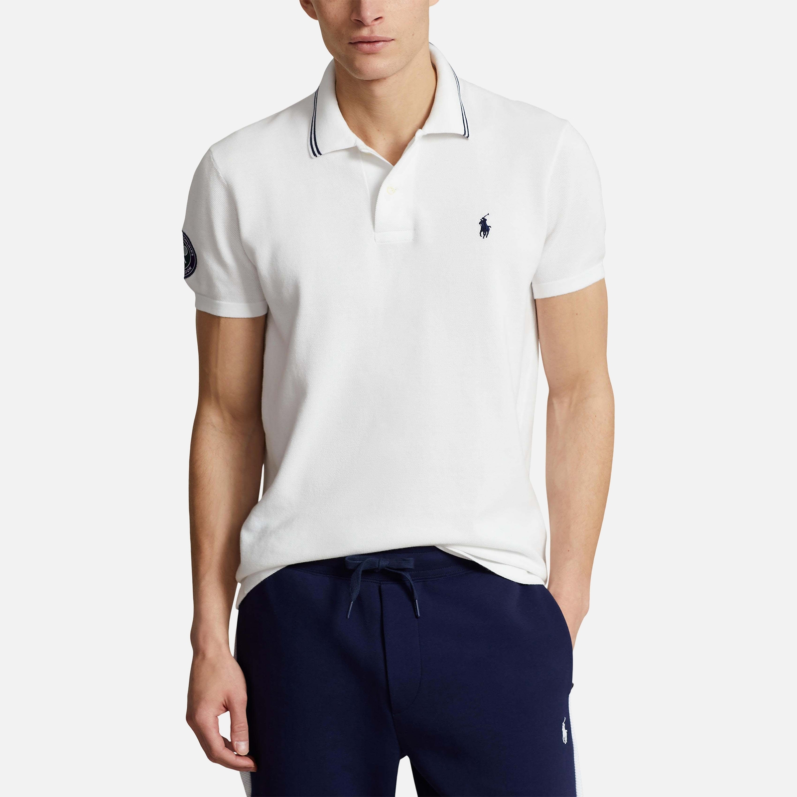 Polo Ralph Lauren x Wimbledon Cotton-Piqué Polo Shirt - S