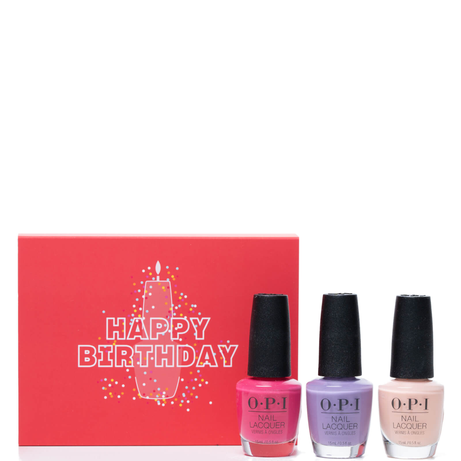 OPI Happy Birthday Gift Box Set 3 x 15ml (Worth £44.70)