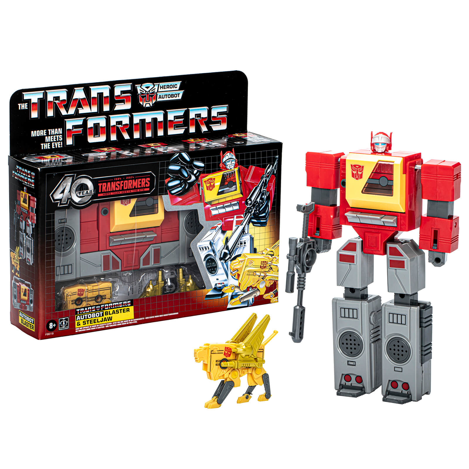 Hasbro Transformers Retro 40th Anniversary Autobot Blaster & Steeljaw product