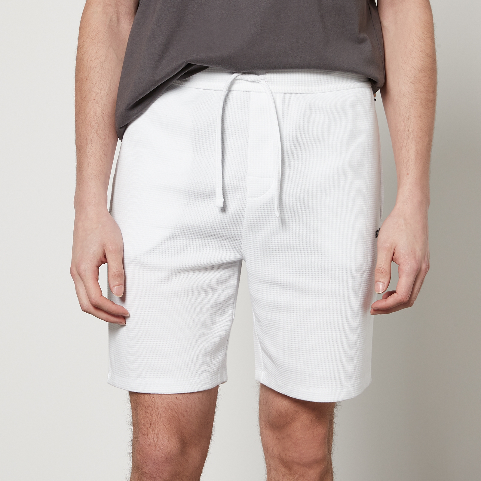 BOSS Bodywear  Cotton Waffle-Jersey Shorts
