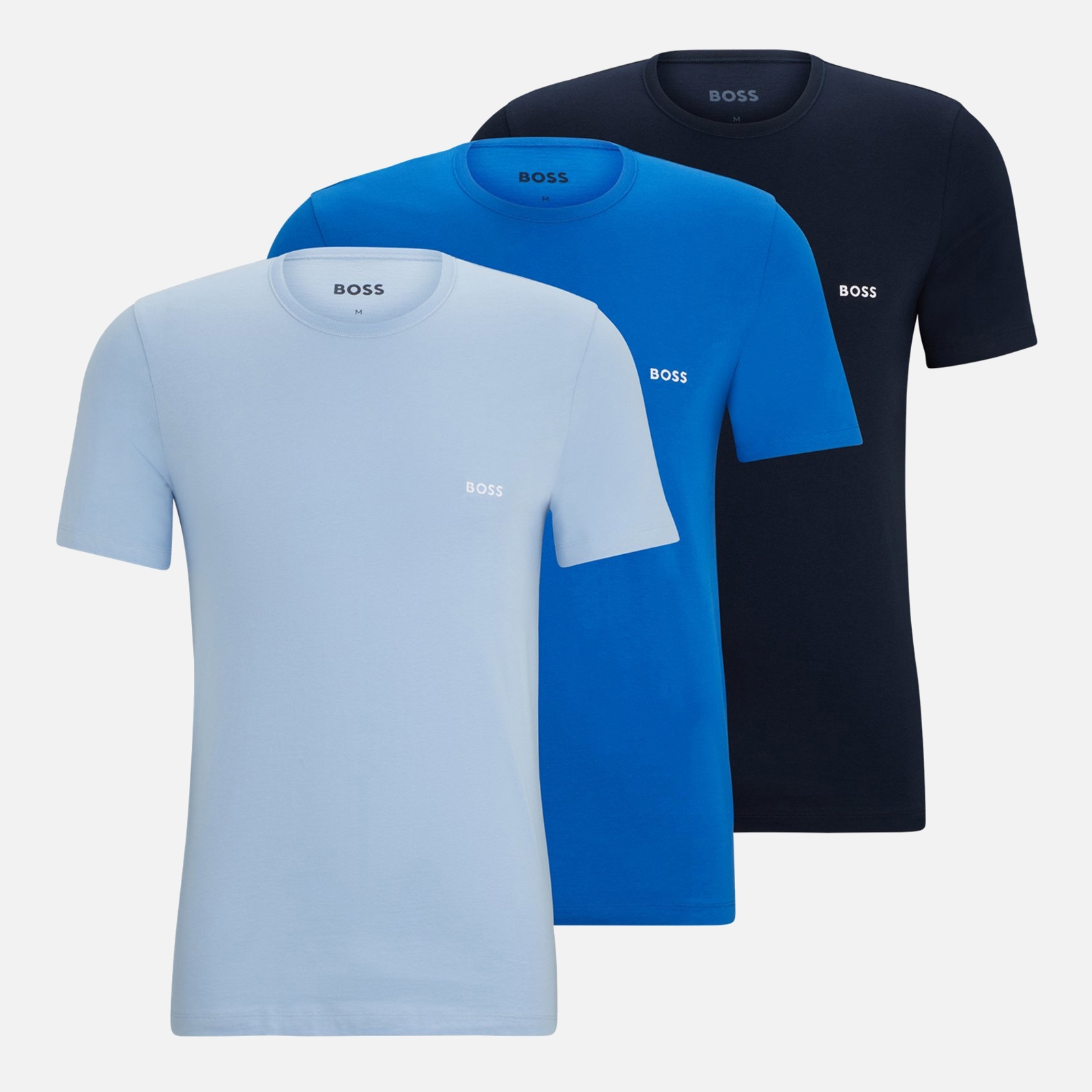 BOSS Bodywear 3-Pack Cotton-Jersey T-Shirts