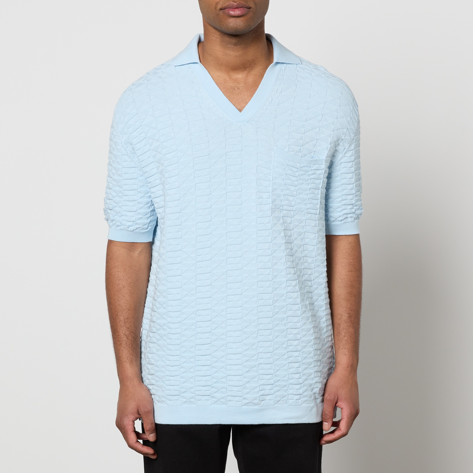 HUGO Spato Knitted Polo Shirt