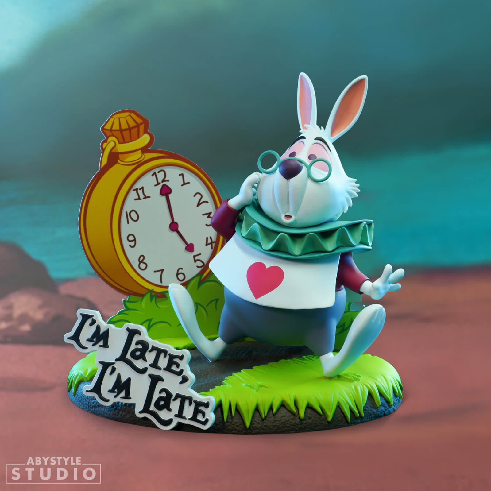 Image of Disney Alice in Wonderland Late Rabbit AbyStyle Studio Figure - 10cm