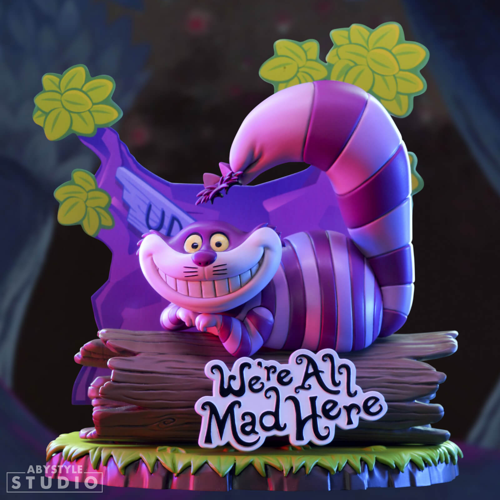 Image of Disney Alice In Wonderland Cheshire Cat AbyStyle Studio Figure - 11cm