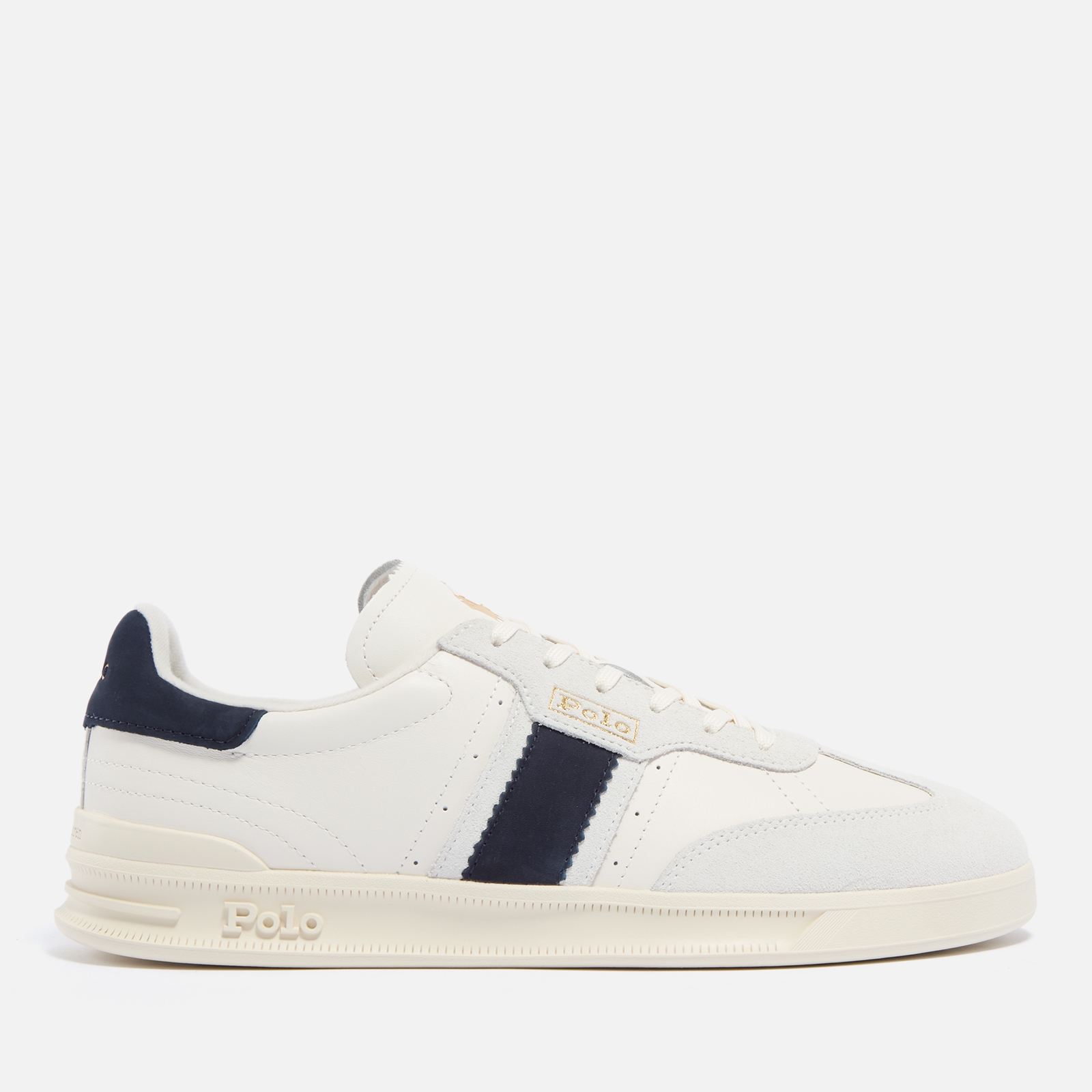 Polo Ralph Lauren Men's Heritage Area Leather and Suede Trainers