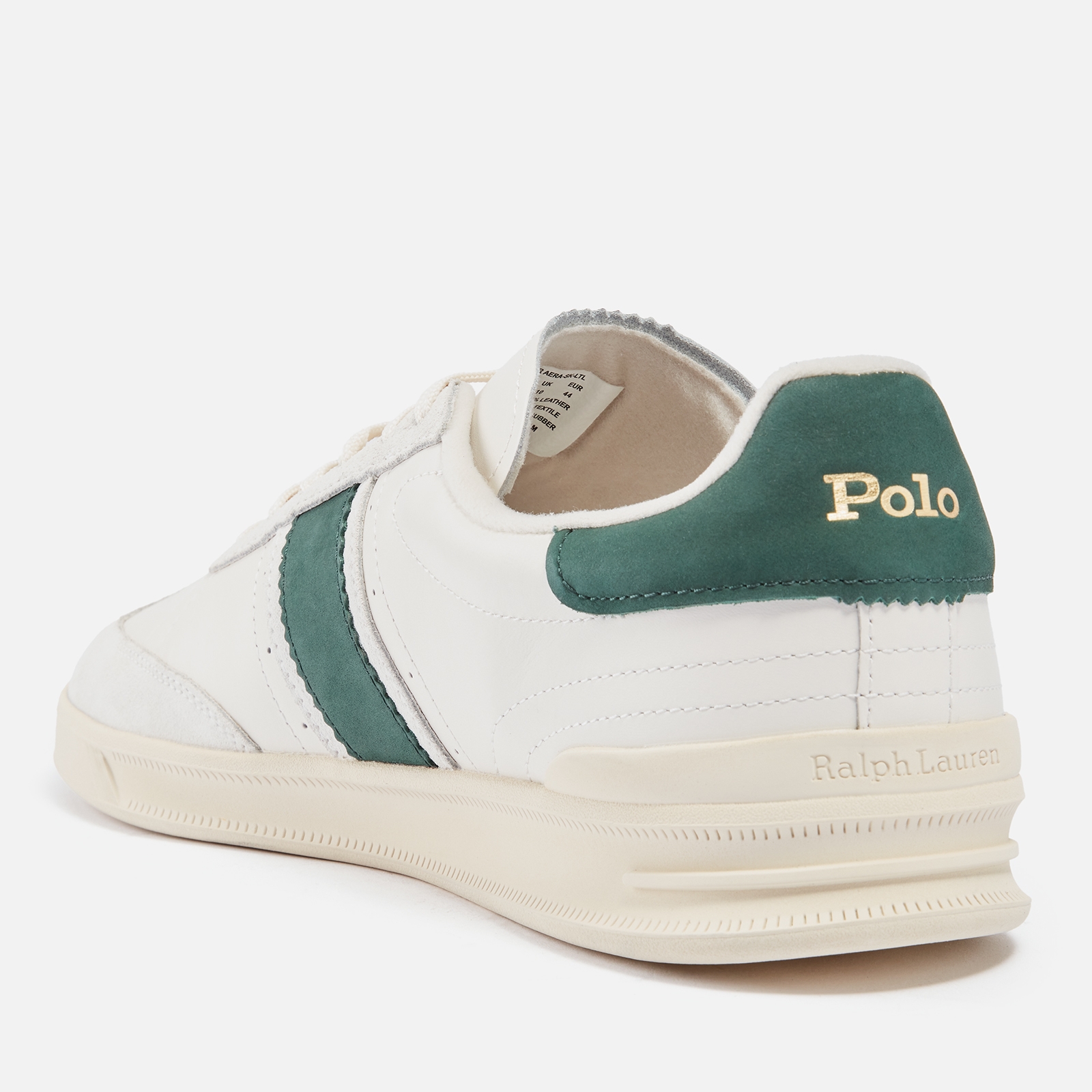 Polo Ralph Lauren Men's Heritage Area Leather Trainers - Uk 11