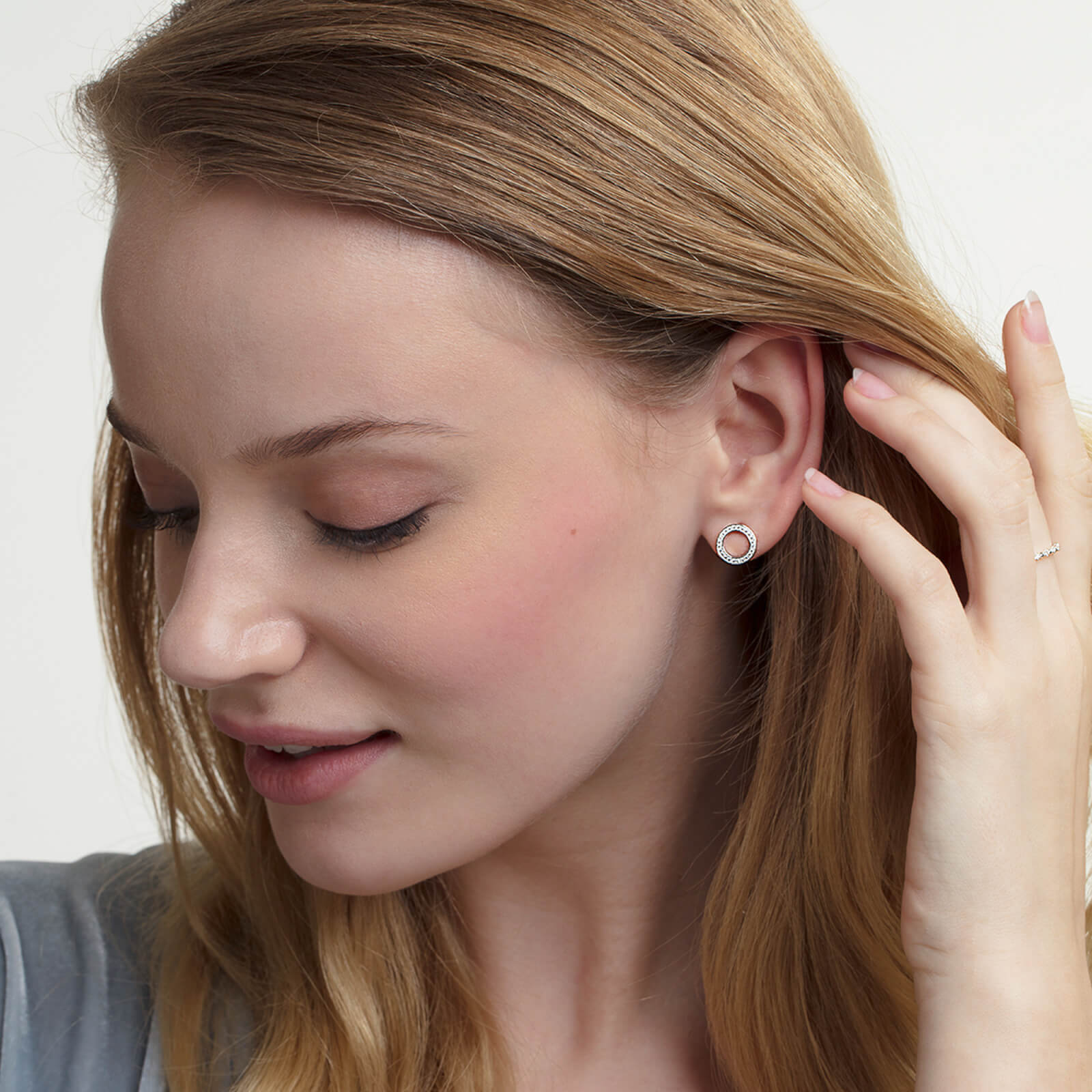 Thomas Sabo Circle Sterling Silver Stud Earrings