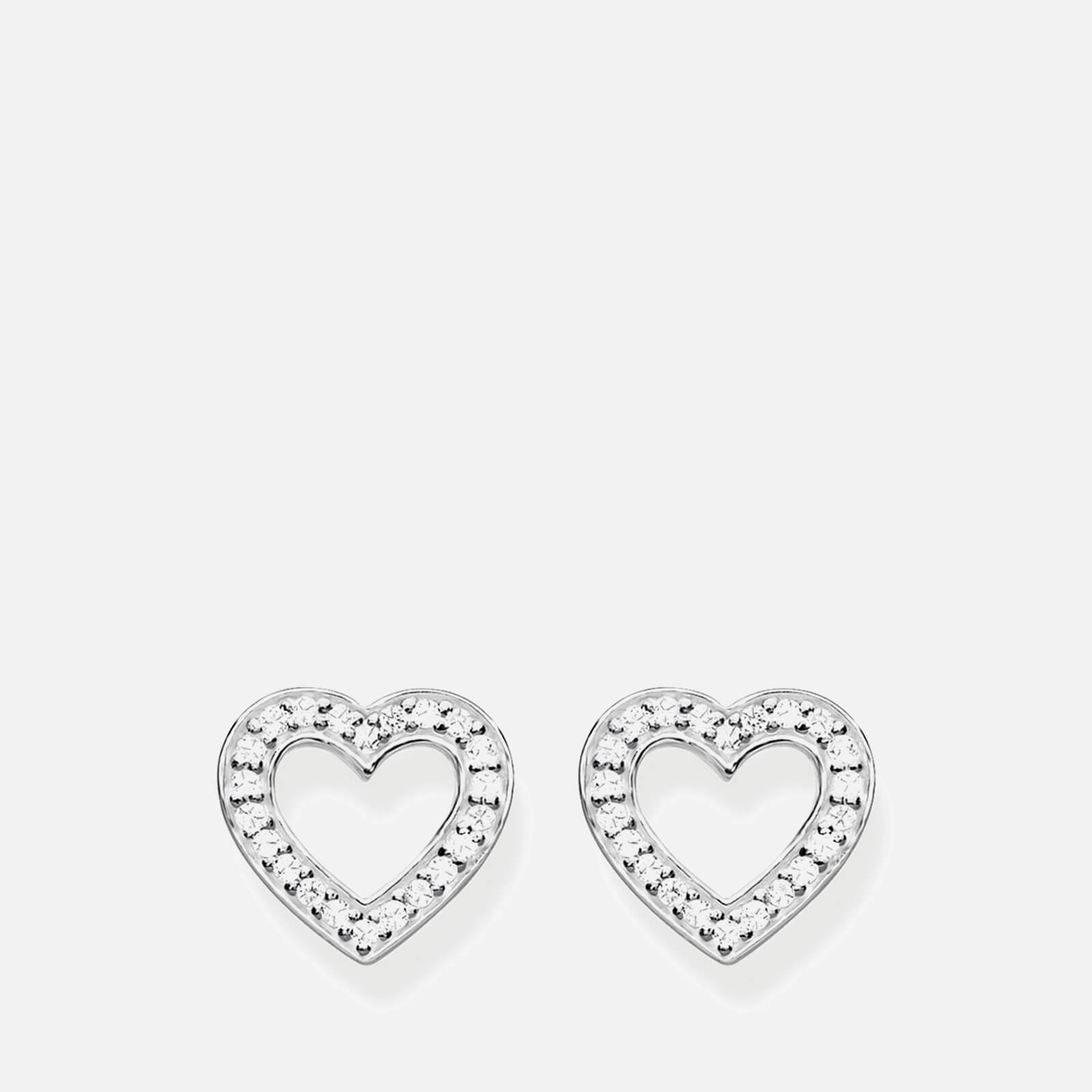 Photos - Other Jewellery Thomas Sabo Heart Sterling Silver Stud Earrings H1945-051-14