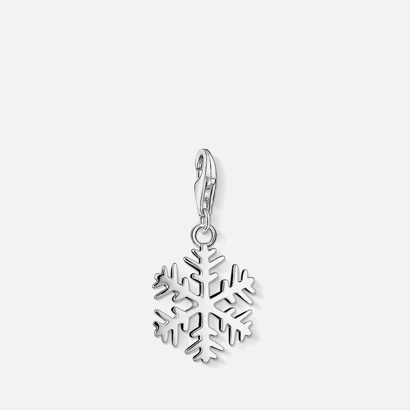 Photos - Other Jewellery Thomas Sabo Charm Club Snowflake Sterling Silver Pendant 0281-001-12