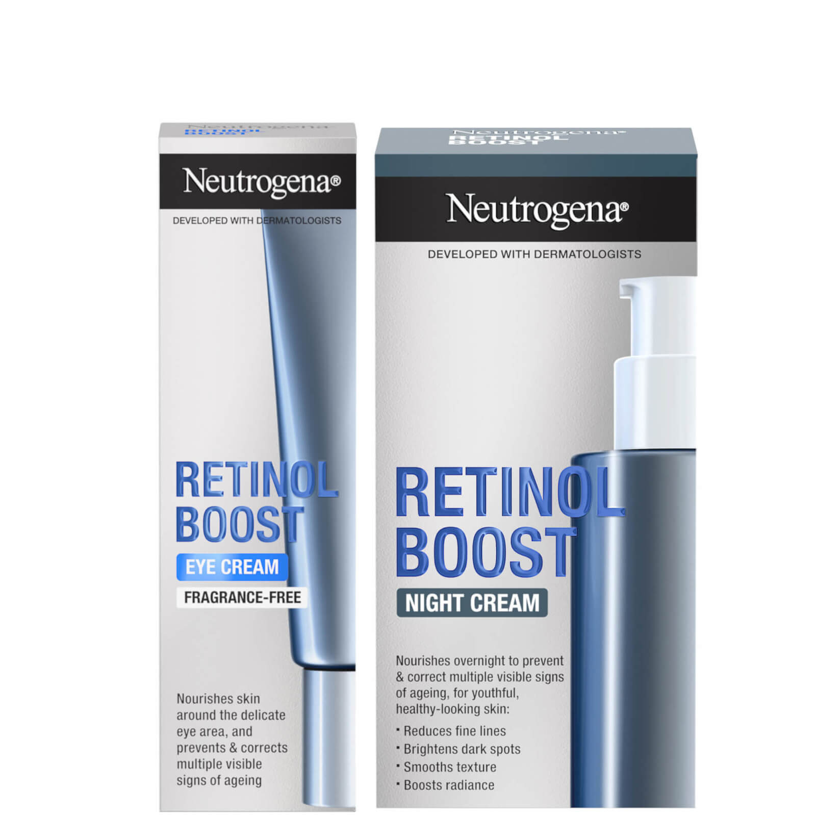 Neutrogena® Smooth And Glow Duo With Retinol In White