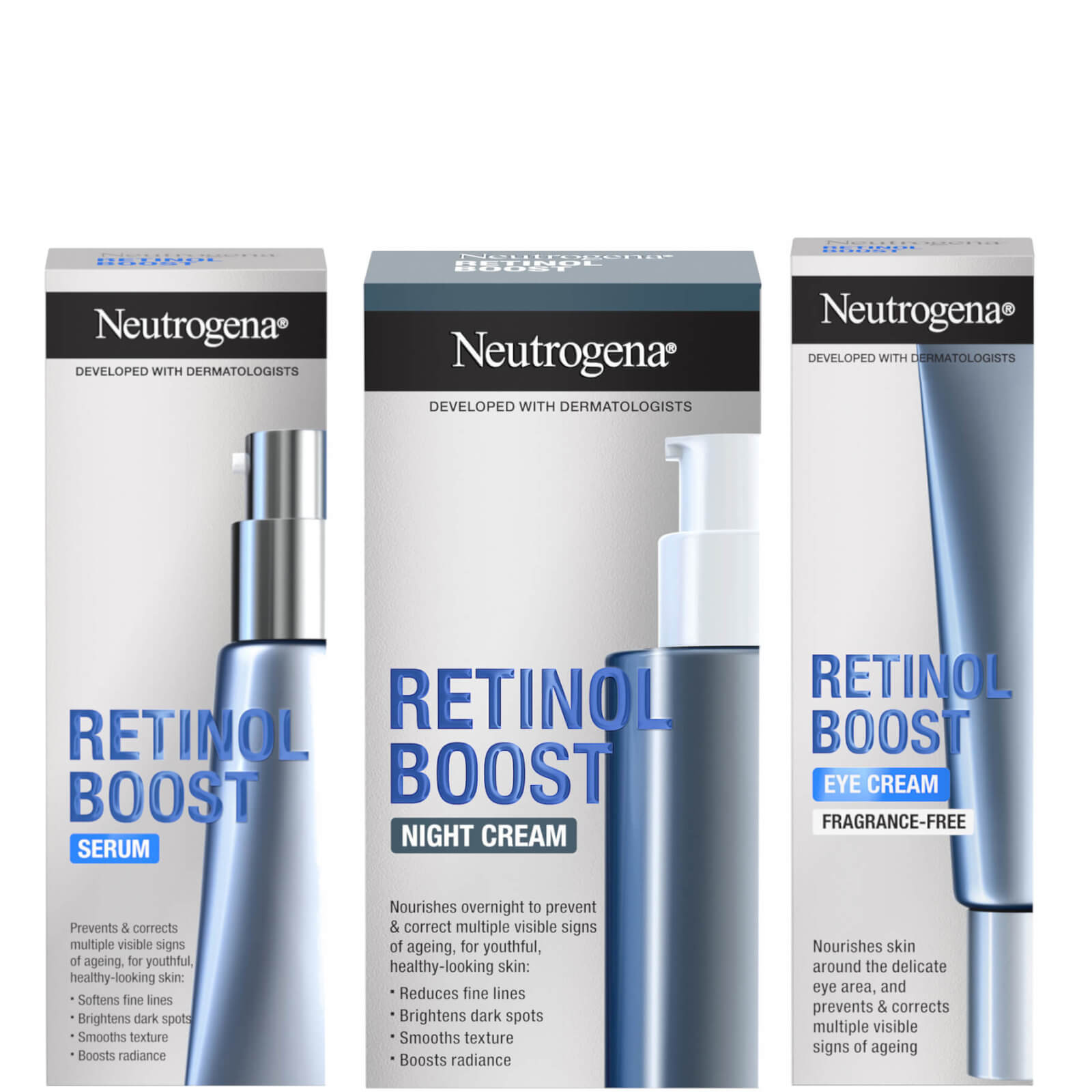 Neutrogena® Glow Getter Bundle With Retinol In White