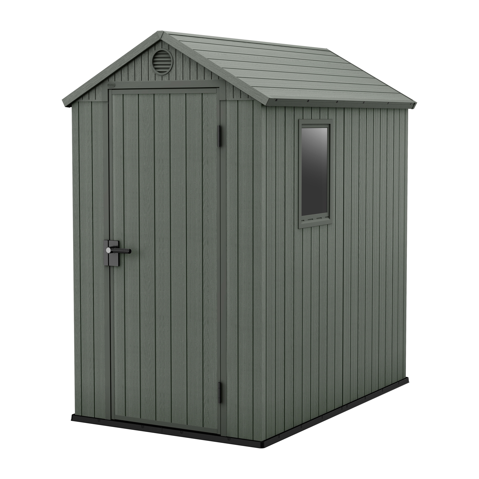 Keter Darwin 4x6 Apex Outdoor Storage Shed - Green