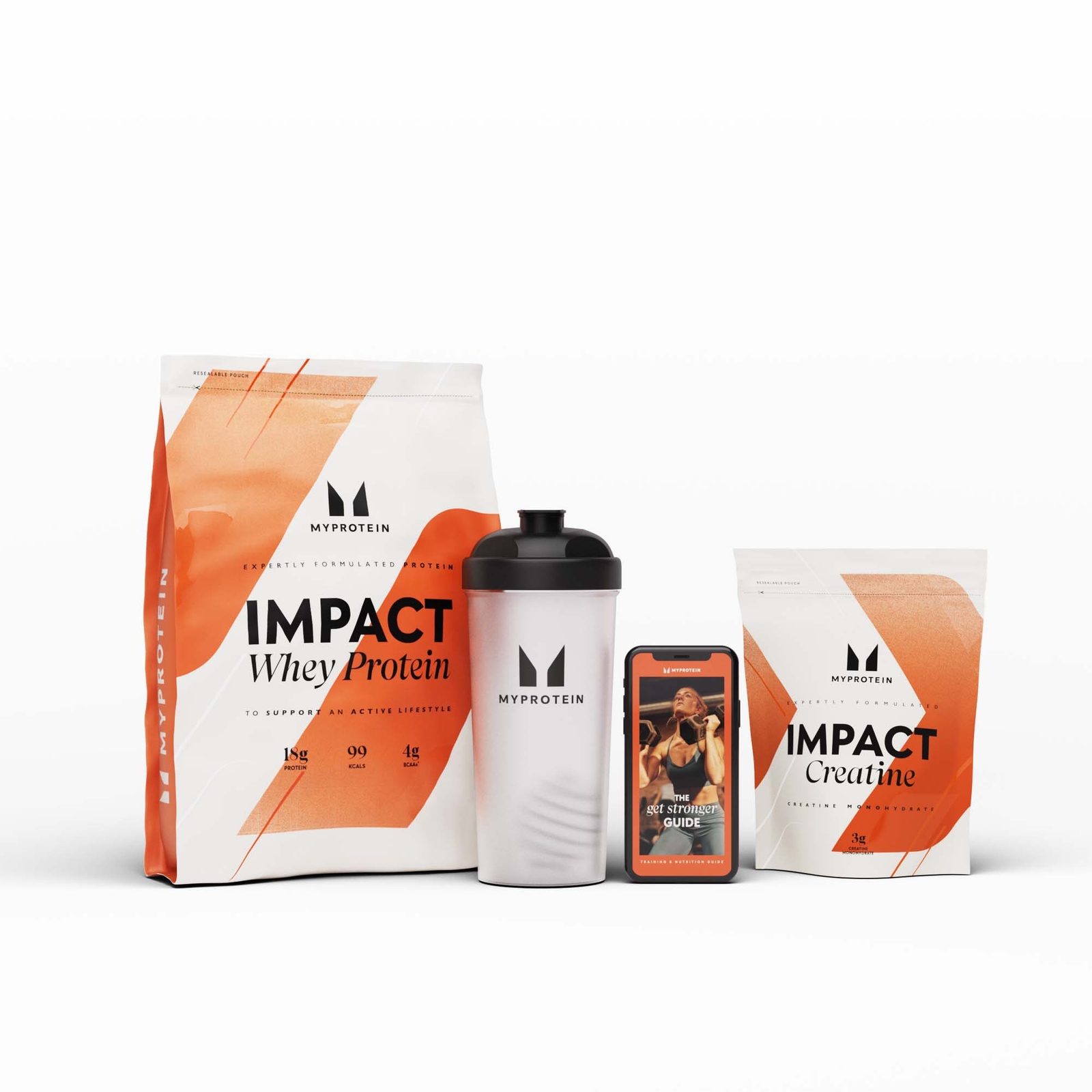 Myprotein UK MyProtein Get Stronger Bundle - Unflavoured - Unflavoured