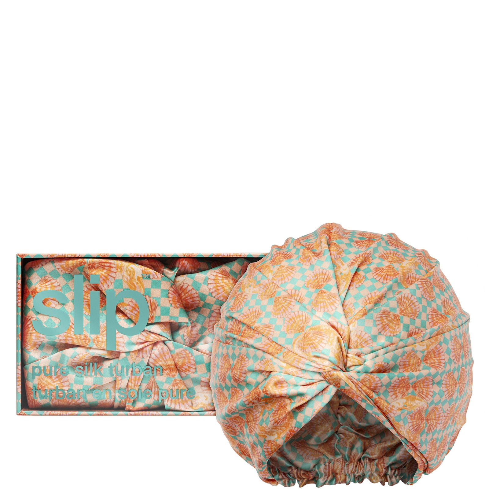 Image of Slip Pure Silk Turban - Meribella