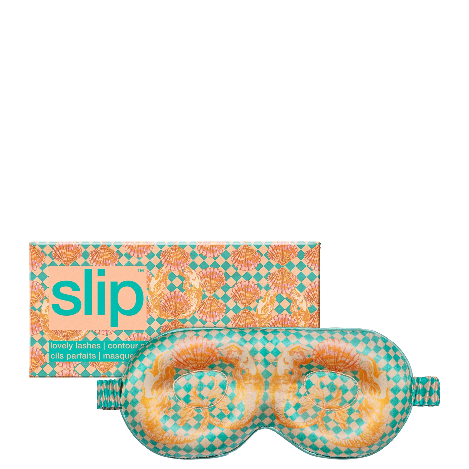 Slip Silk Contour Sleep Mask - Meribella In White