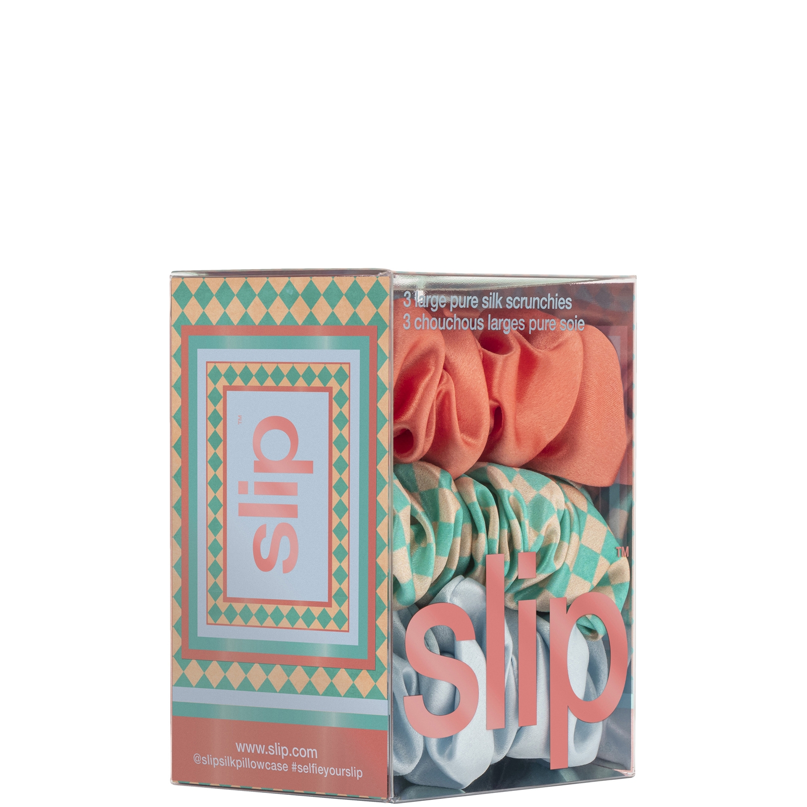 Thumbnail - Slip Pure Silk Large Scrunchies - Sea Mist