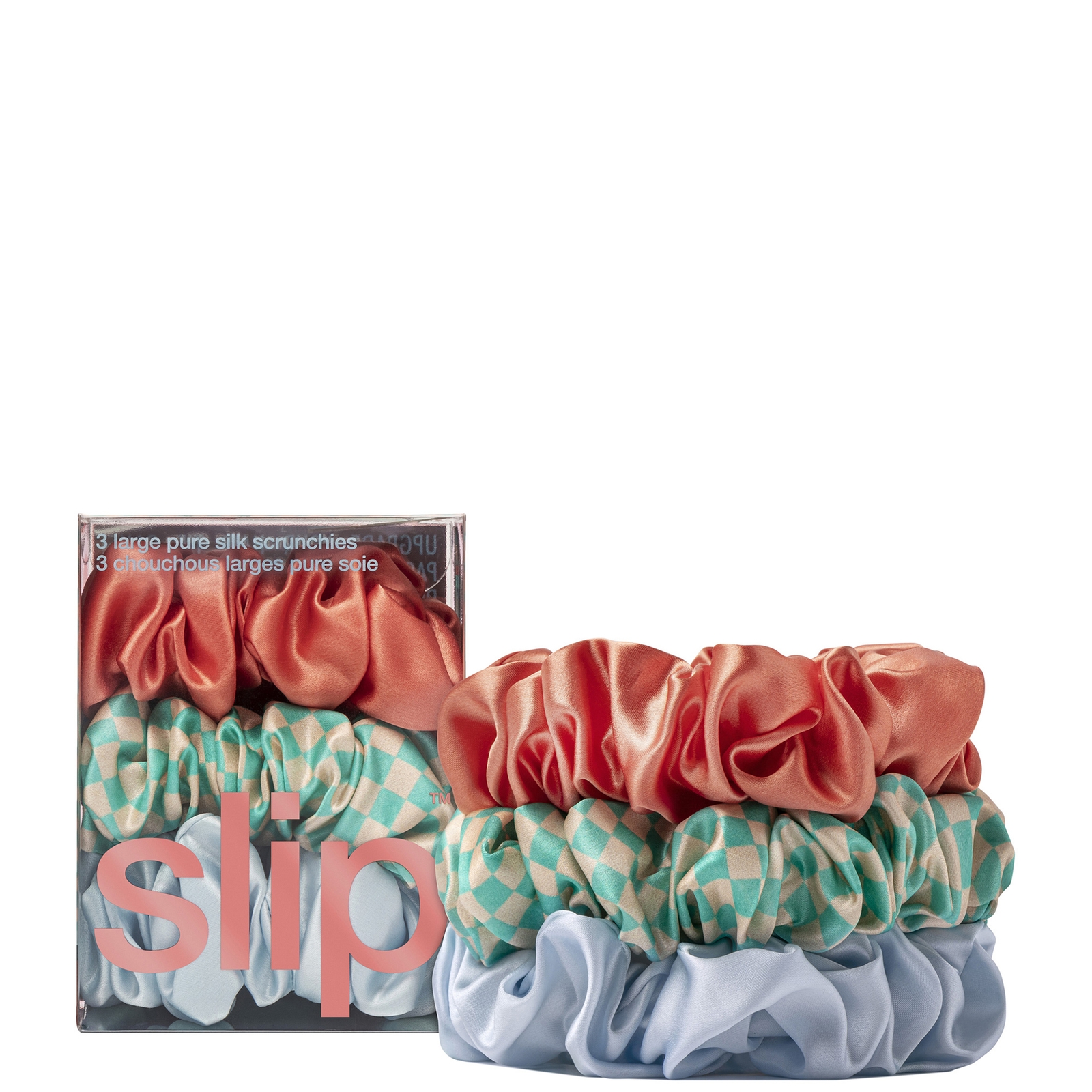 

Slip Pure Silk Large Scrunchies - Sea Mist