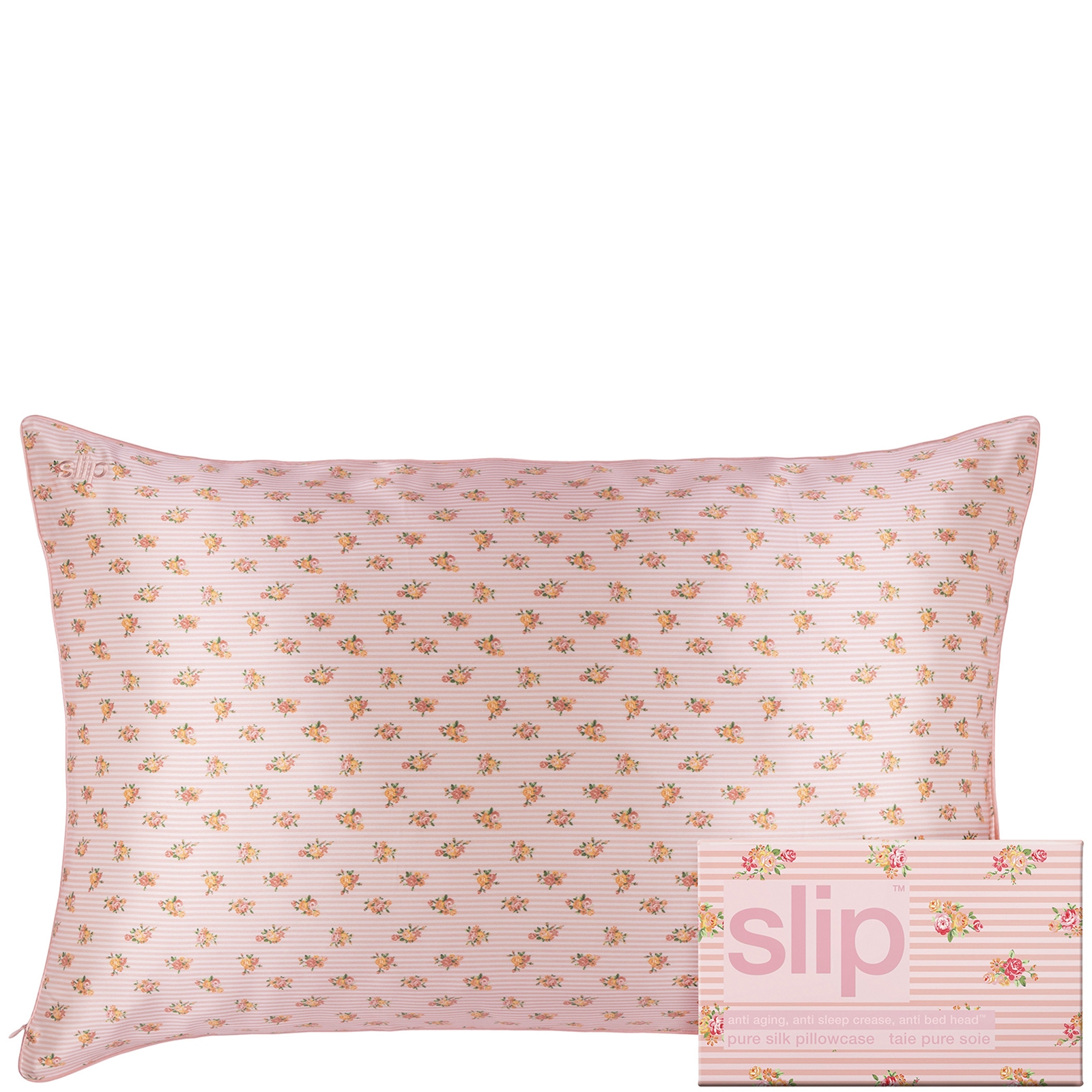 Image of Slip Pure Silk Queen Pillowcase - Petal