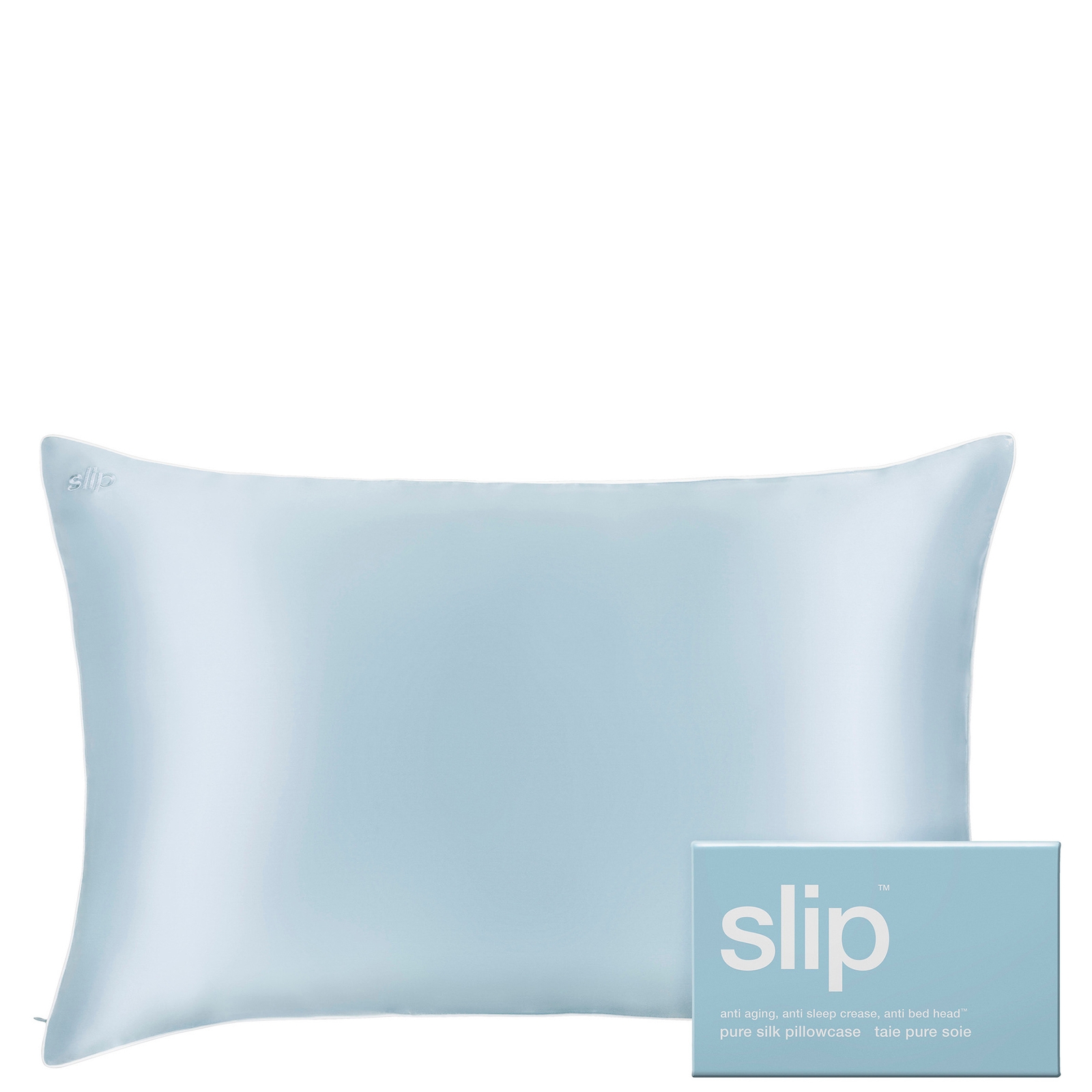 Slip Pure Silk Queen Pillowcase - Seabreeze In Blue
