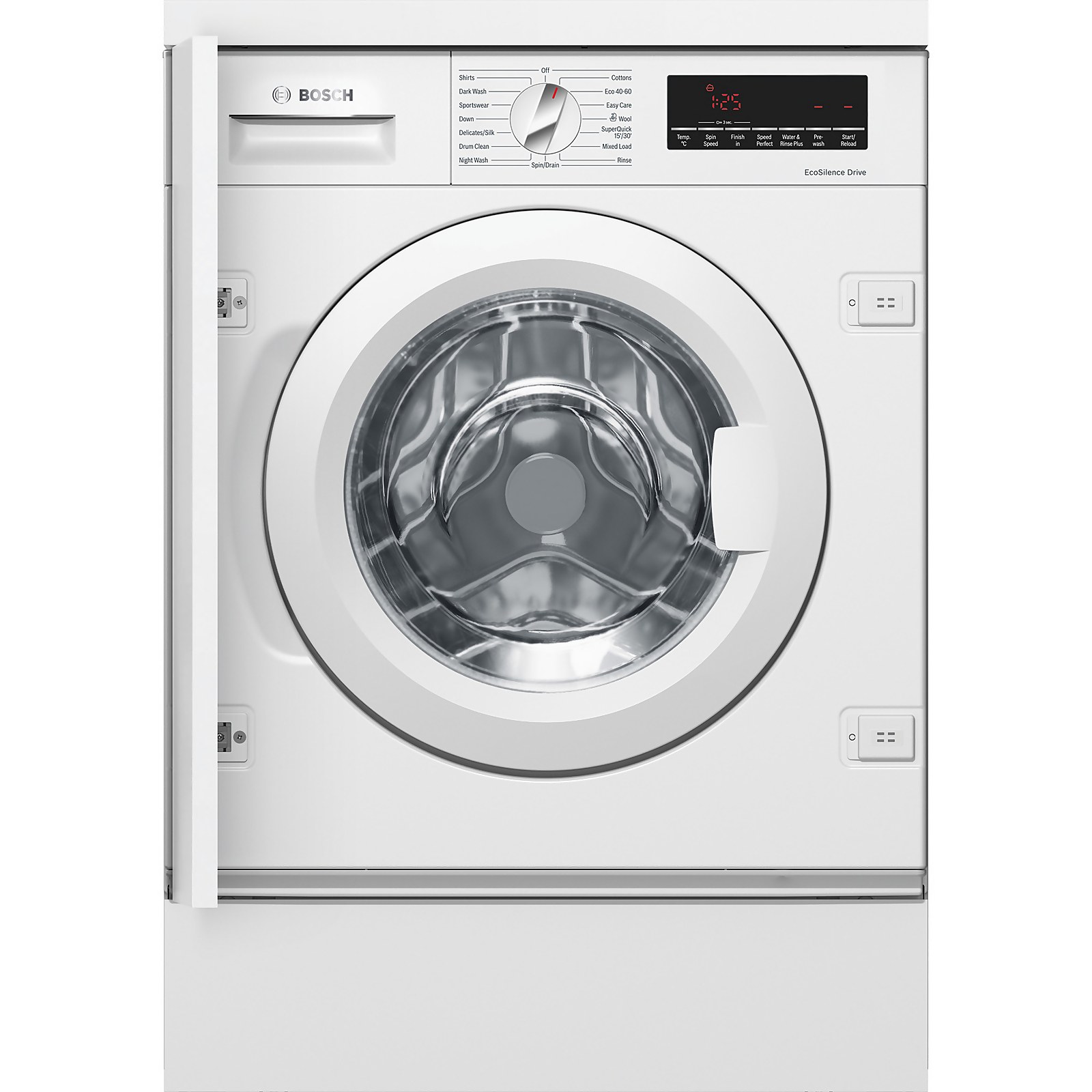 Bosch Series 8 WIW28502GB Integrated 8kg Washing Machine with 1400 rpm - White