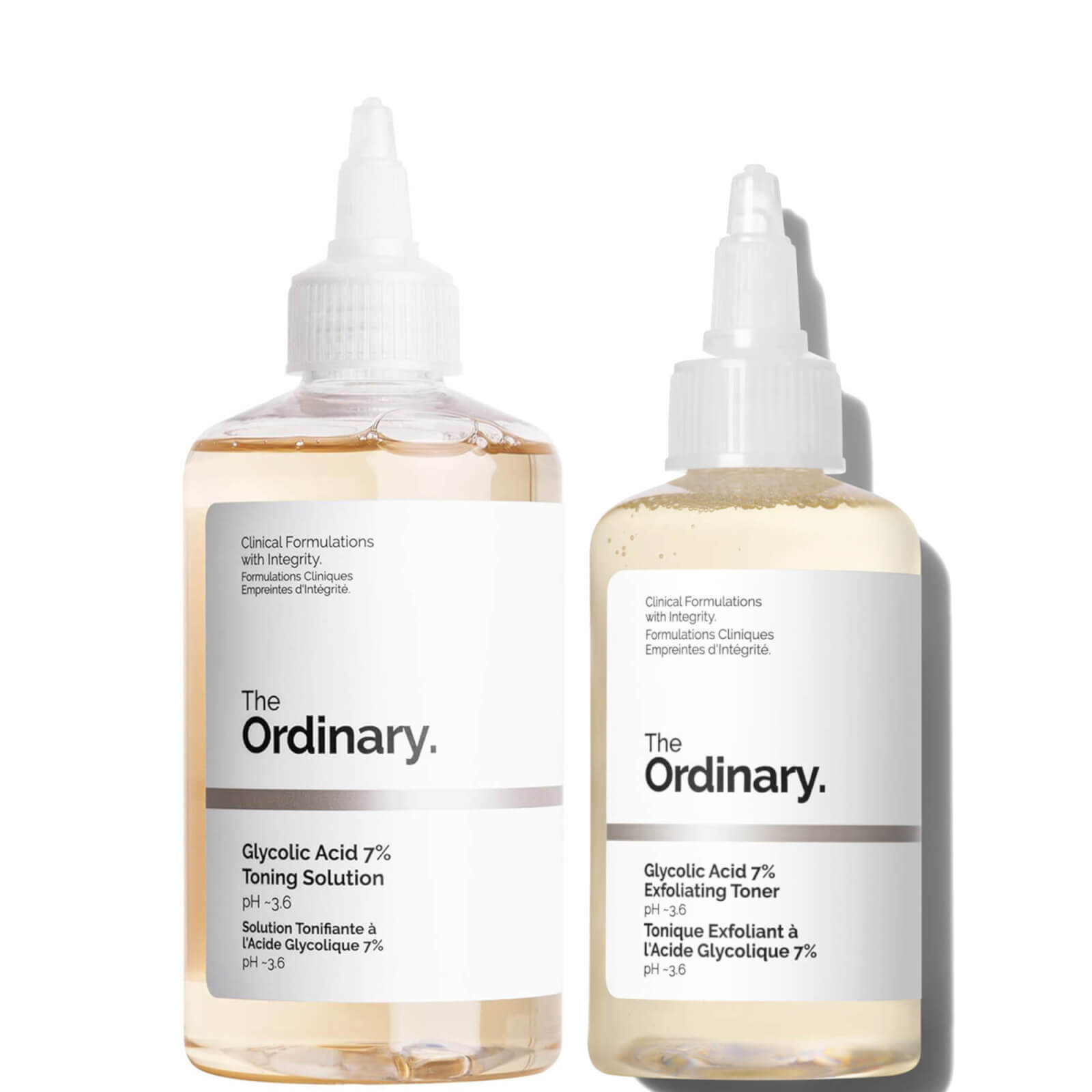 The Ordinary's Glycolic Acid 7% Exfoliating Toner Home and Away Bundle