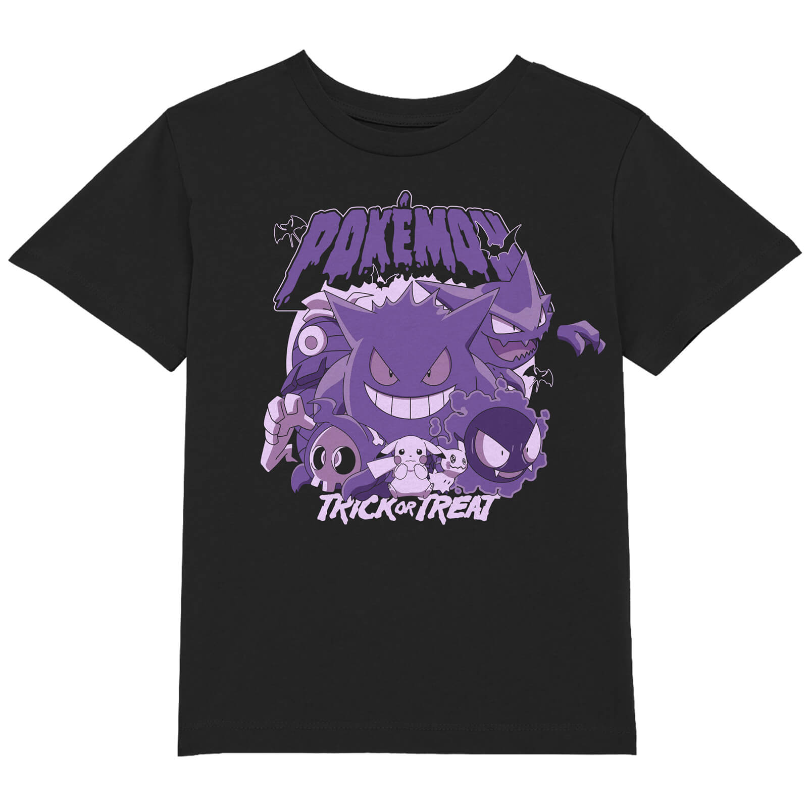 Pokemon Trick Or Treat Kids' T-Shirt - Black - 5-6 Years - Black