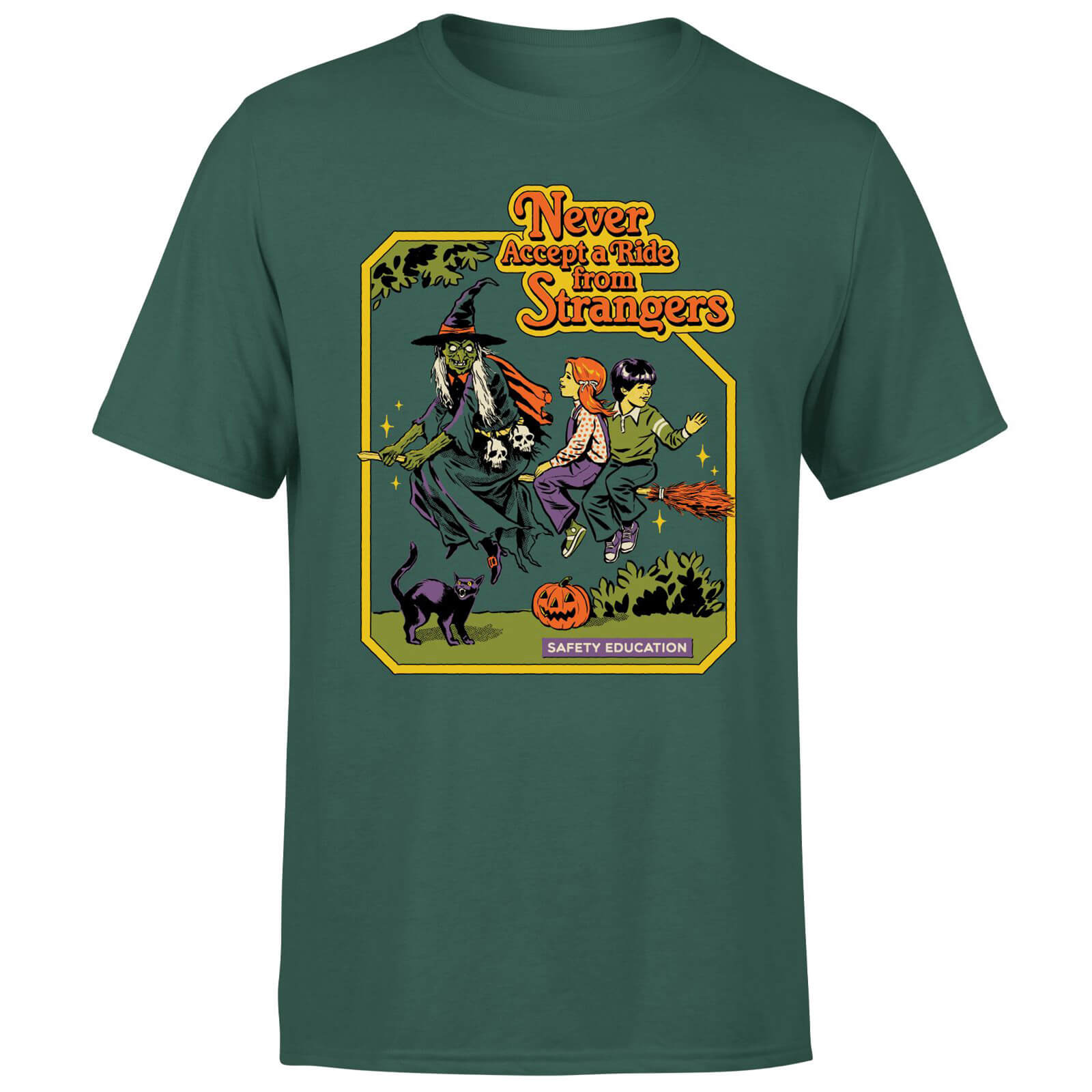 

Never Accept A Ride From Strangers Men's T-Shirt - Green - XS - Verde