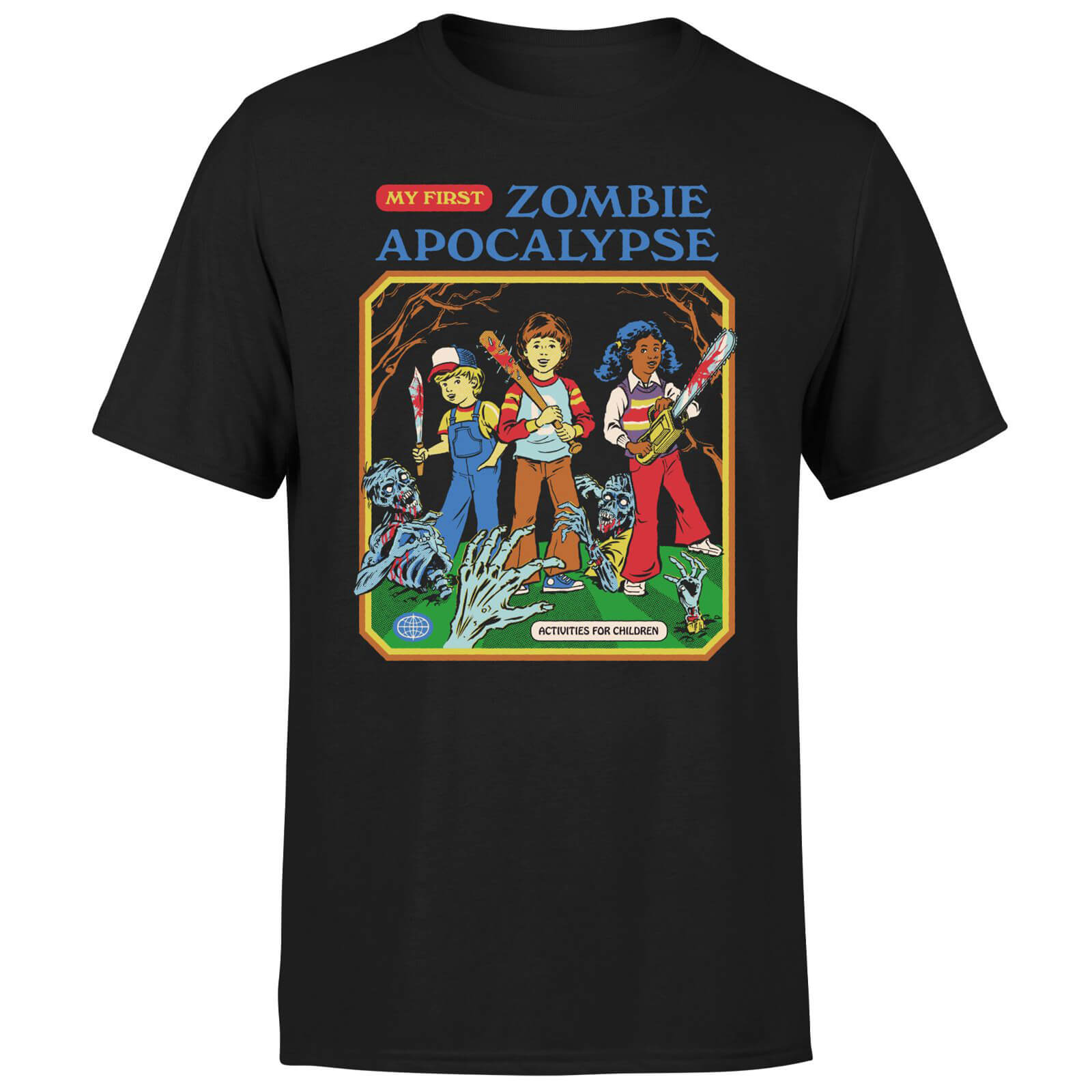 Steven Rhodes My First Zombie Apocalypse Unisex T-Shirt - Black - XS - Schwarz