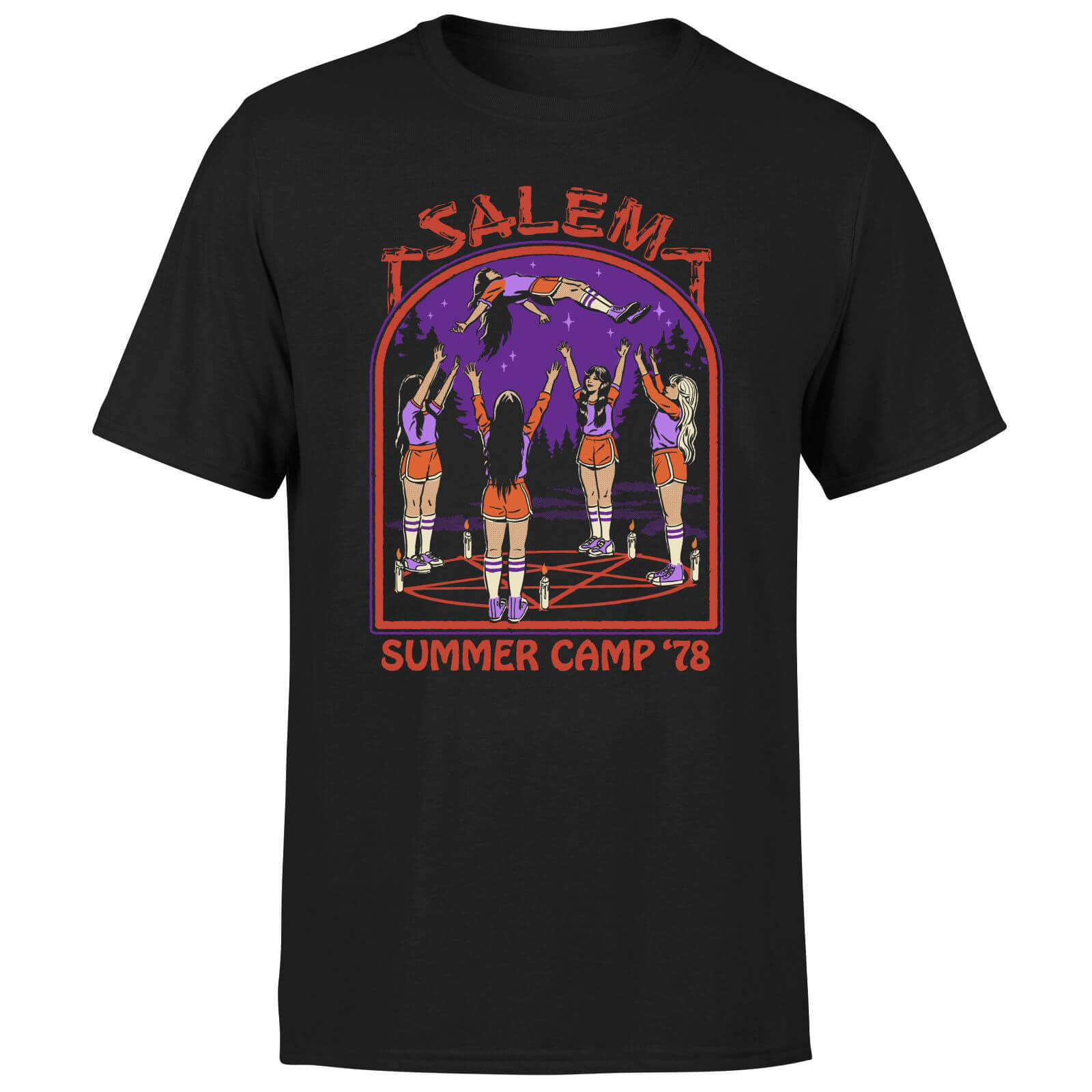 Salem Summer Camp Men's T-Shirt - Black - S - Nero