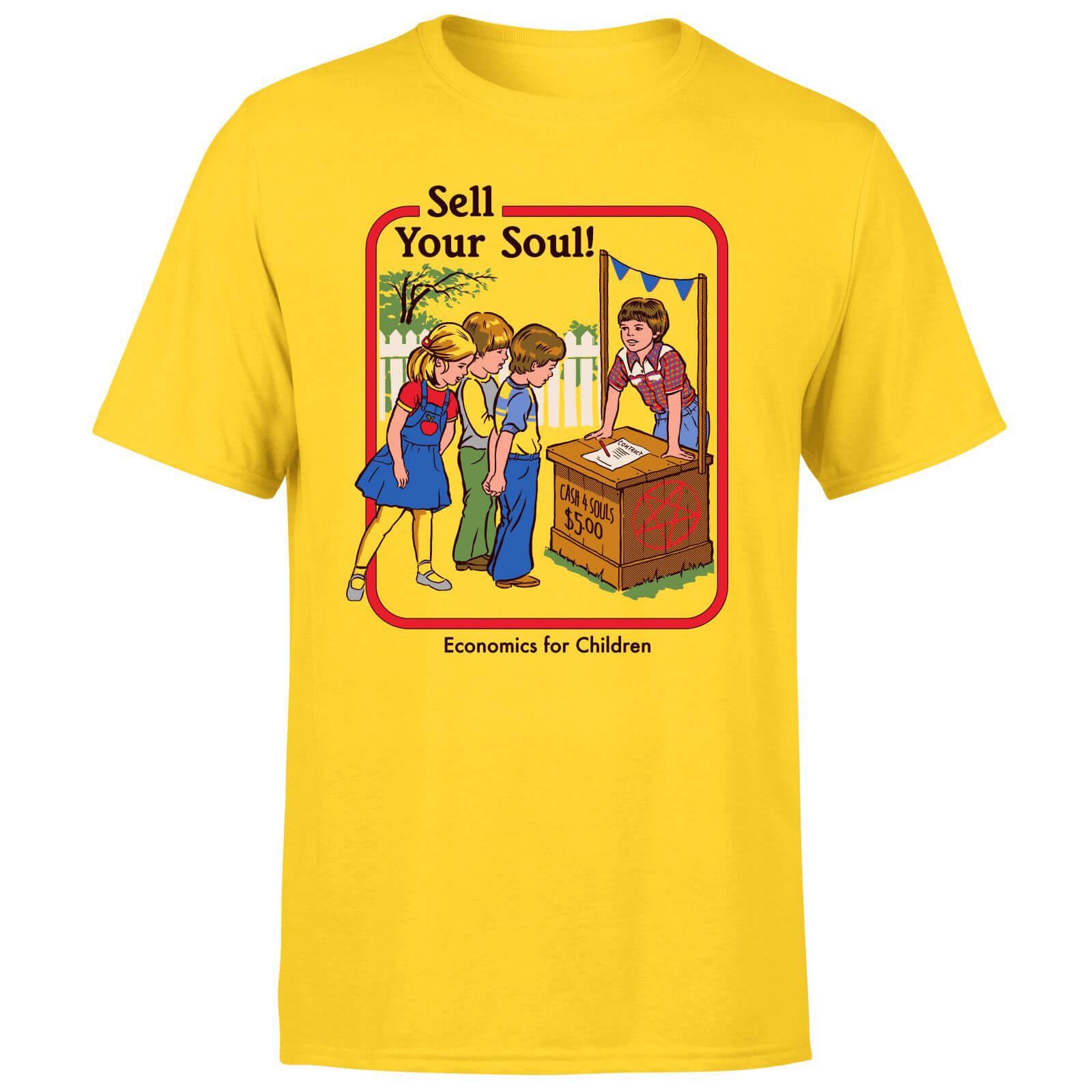 

Sell Your Soul Men's T-Shirt - Yellow - XL - Giallo