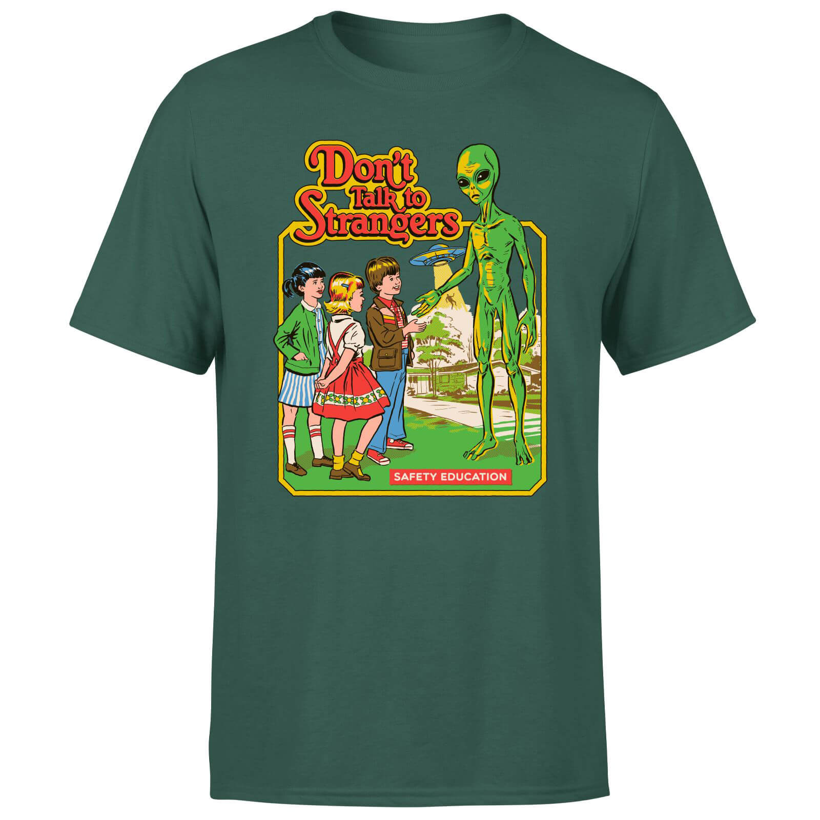 

Dont Talk To Strangers Men's T-Shirt - Green - XS - Verde