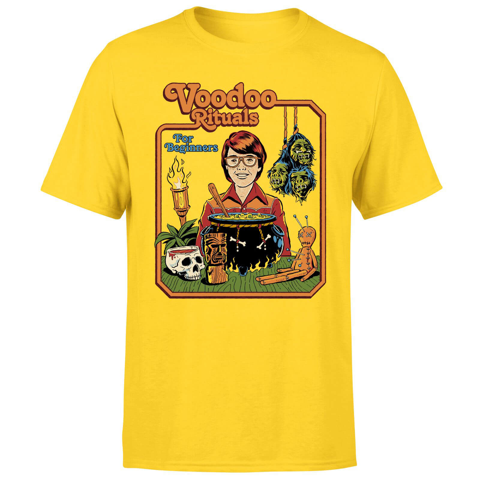 

Voodoo Rituals For Beginners Men's T-Shirt - Yellow - XXL - Giallo