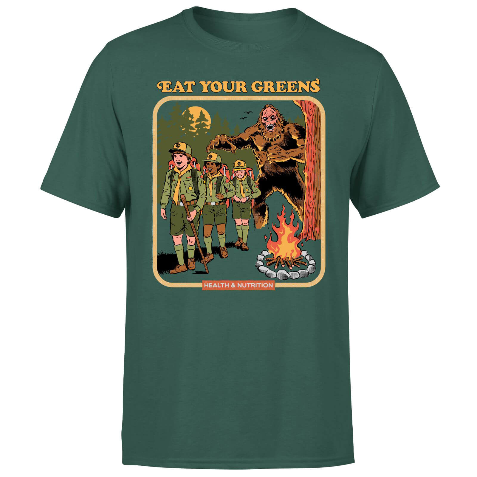 

Eat Your Greens Men's T-Shirt - Green - S - Verde