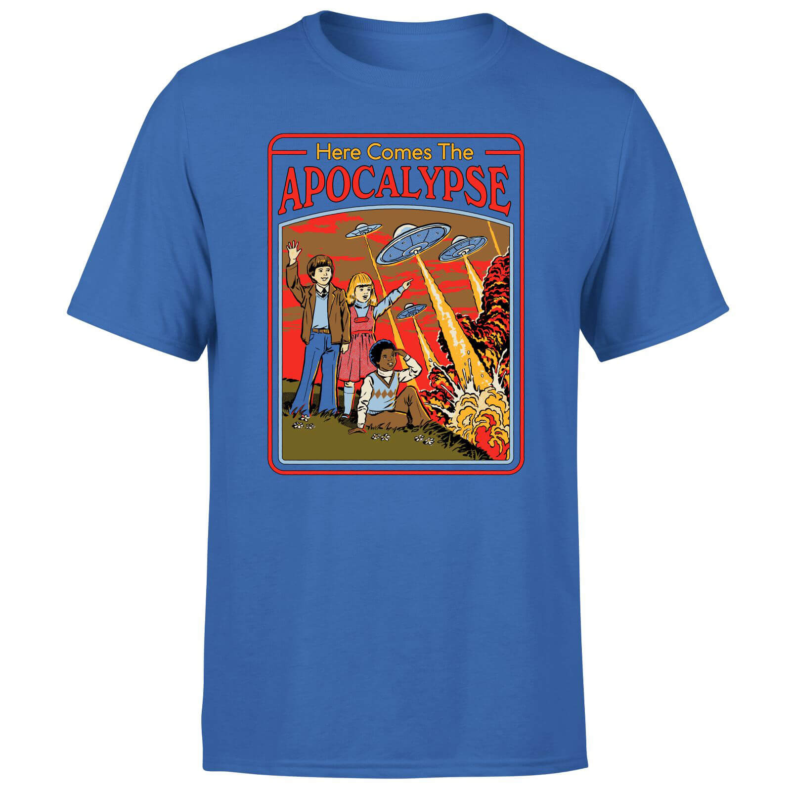 

Here Comes The Apocalypse Men's T-Shirt - Blue - S - Blue