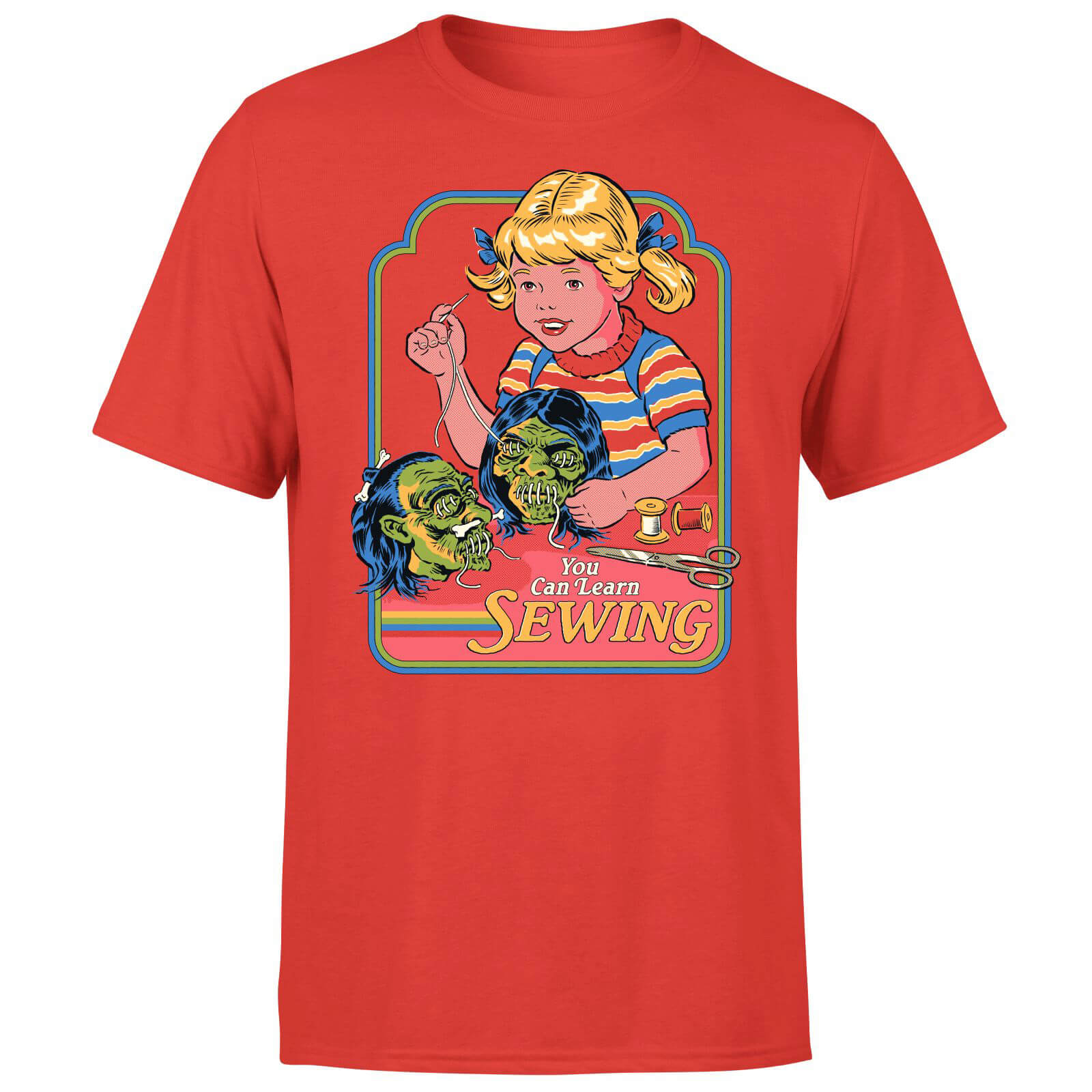 You Can Learn Sewing Men's T-Shirt - Red - XS - Rosso