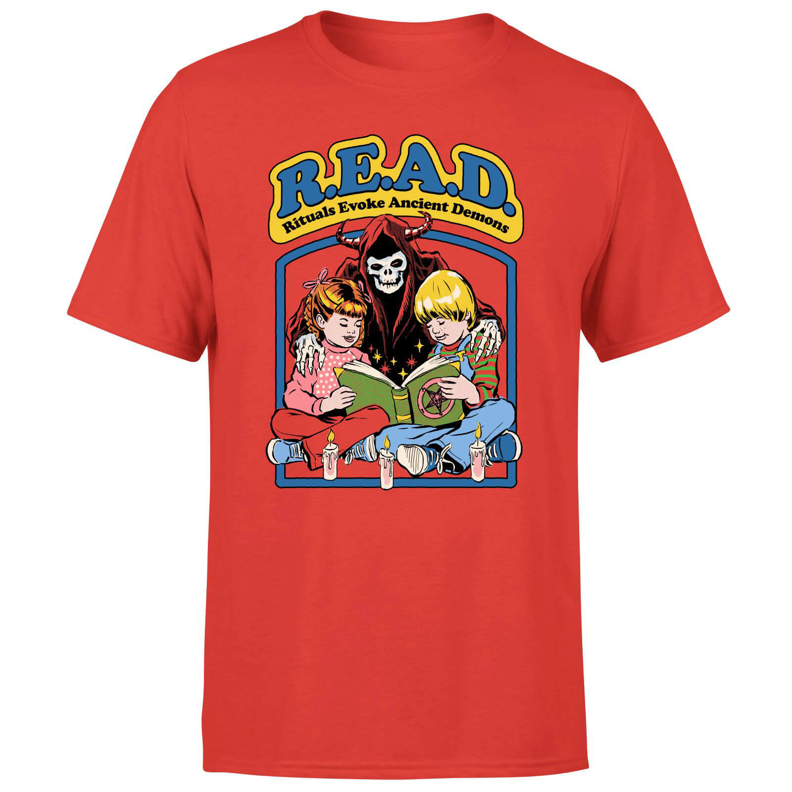

R.E.A.D Men's T-Shirt - Red - S - Rosso