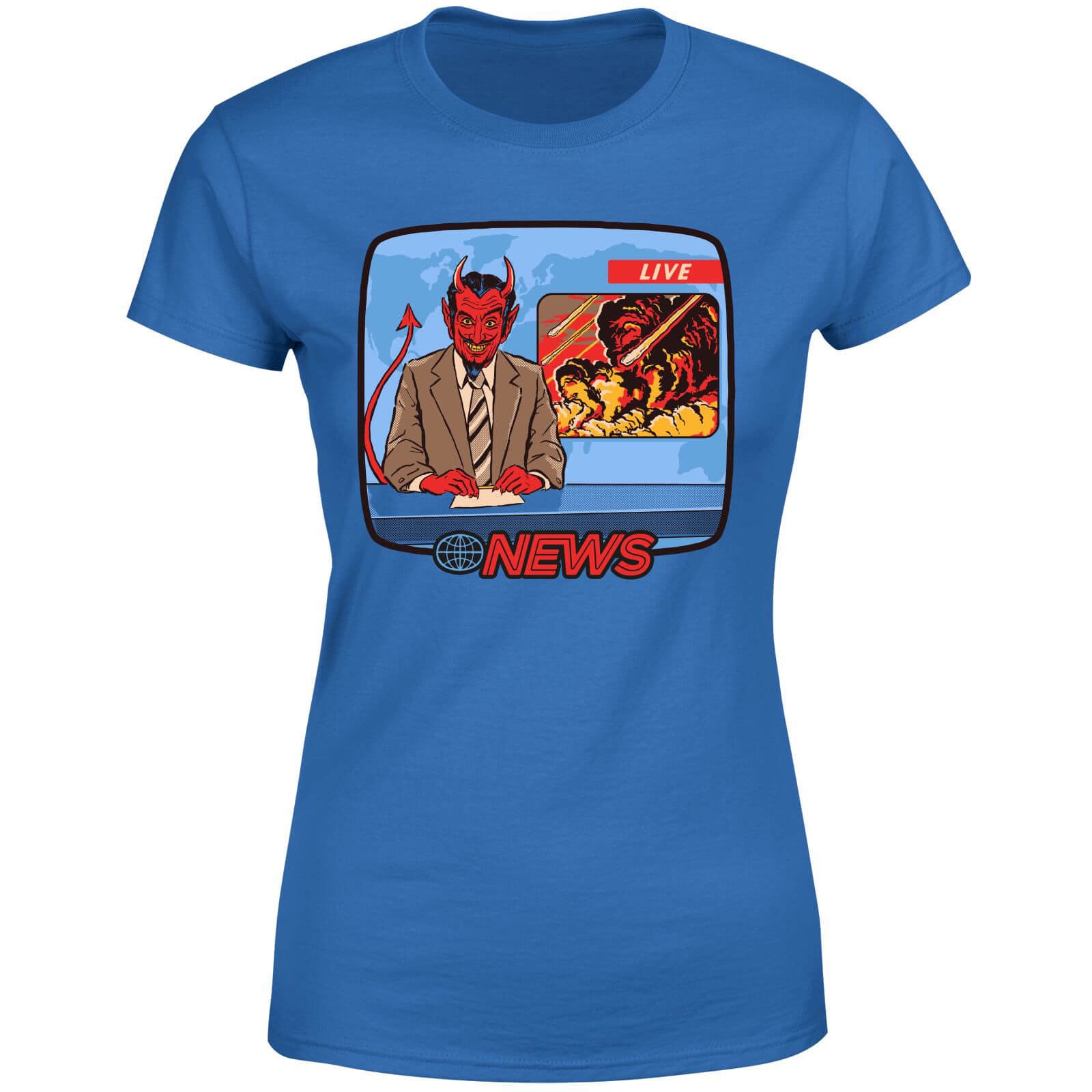 

Breaking News Women's T-Shirt - Blue - XXL - Blue