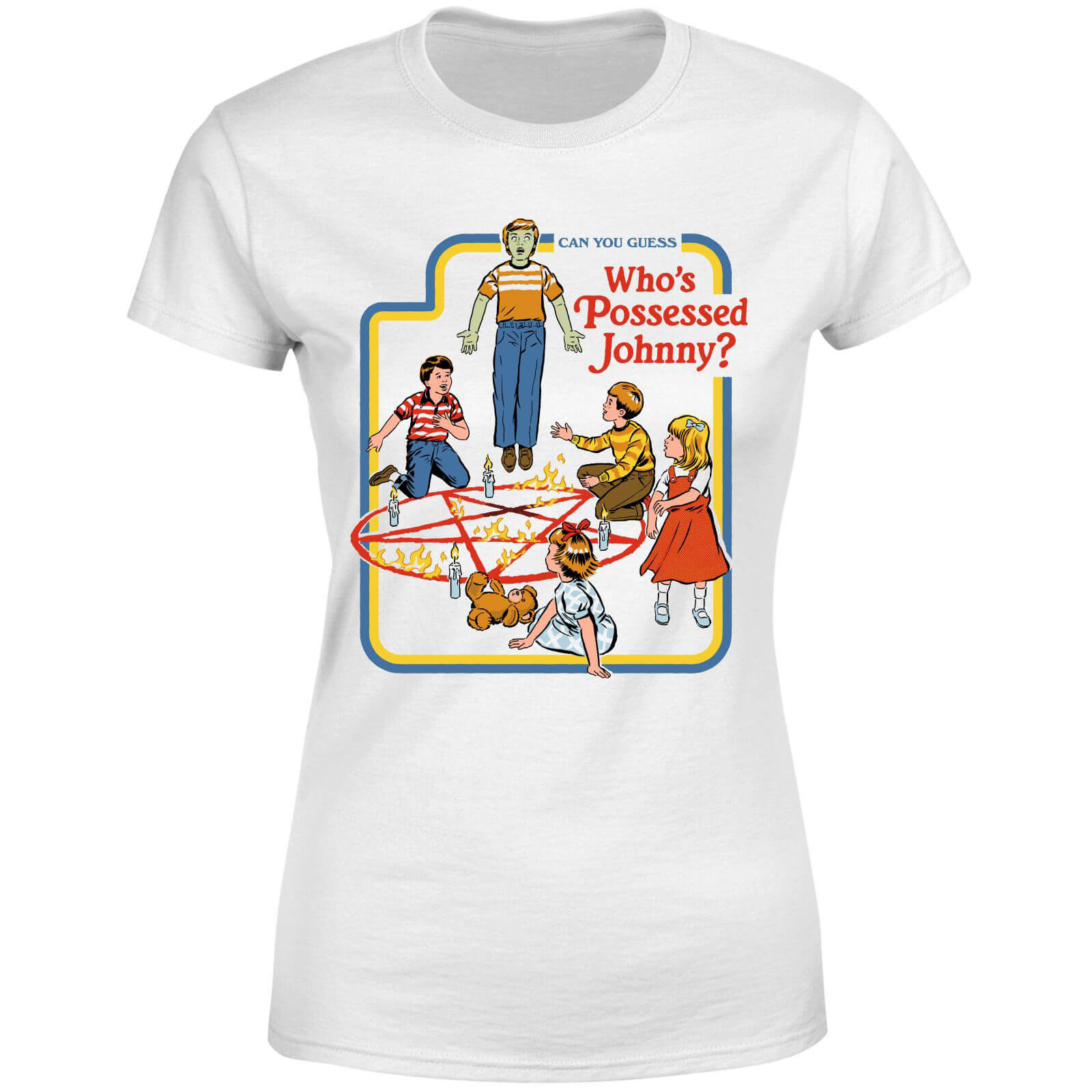 Who's Possessed Johnny Women's T-Shirt - White - XS - Weiß