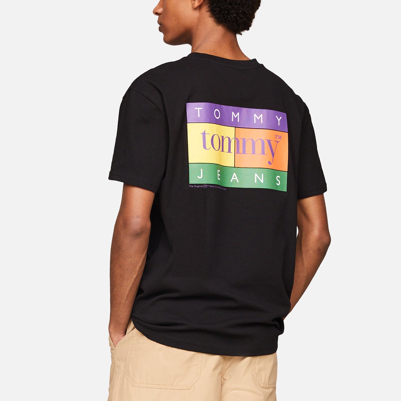 Tommy Jeans Men's Summer Flag Cotton-Jersey T-Shirt - Xl - Image 1