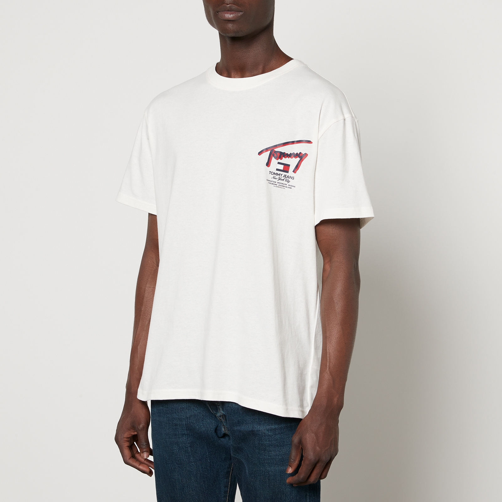 Tommy Jeans 3D Street Signature Cotton-Jersey T-Shirt