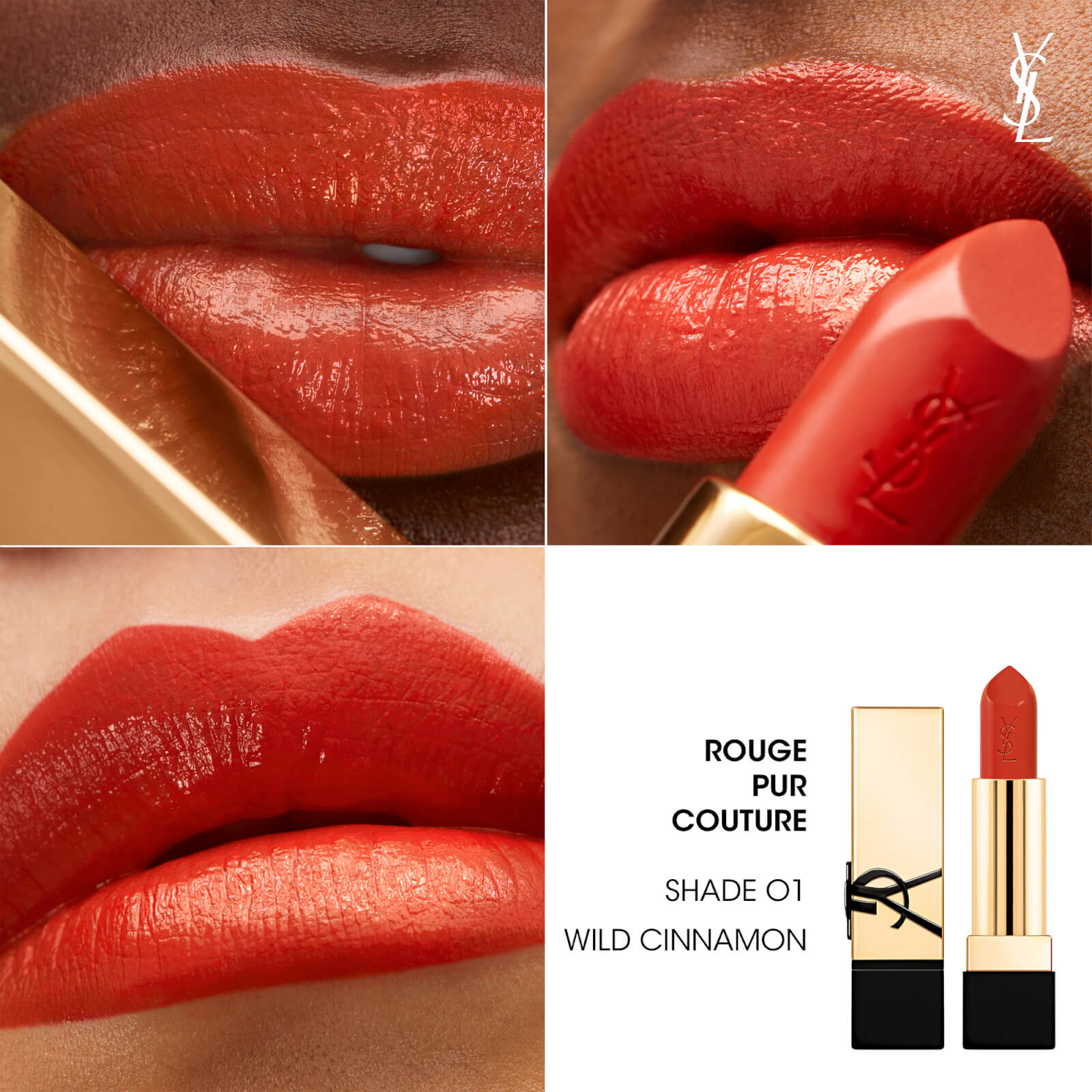 Thumbnail - Yves Saint Laurent Rouge Pur Couture Renovation Lipstick 3g (Various Shades) - 01