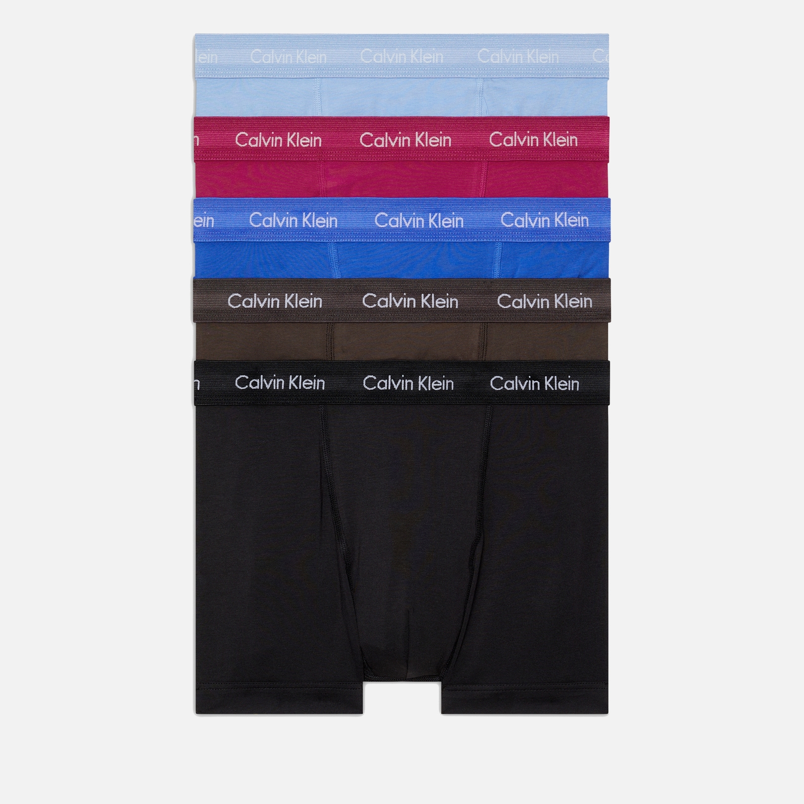 Calvin Klein Stretch Cotton-Blend 5-Pack Trunks