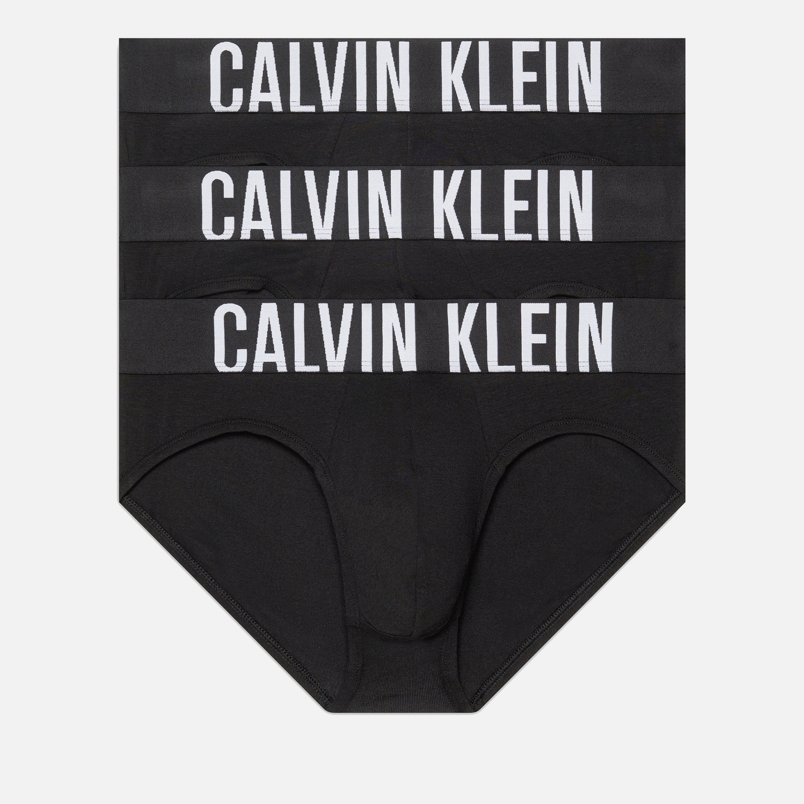 Calvin Klein Intense Power Stretch Cotton-Blend 3-Pack Hip Briefs