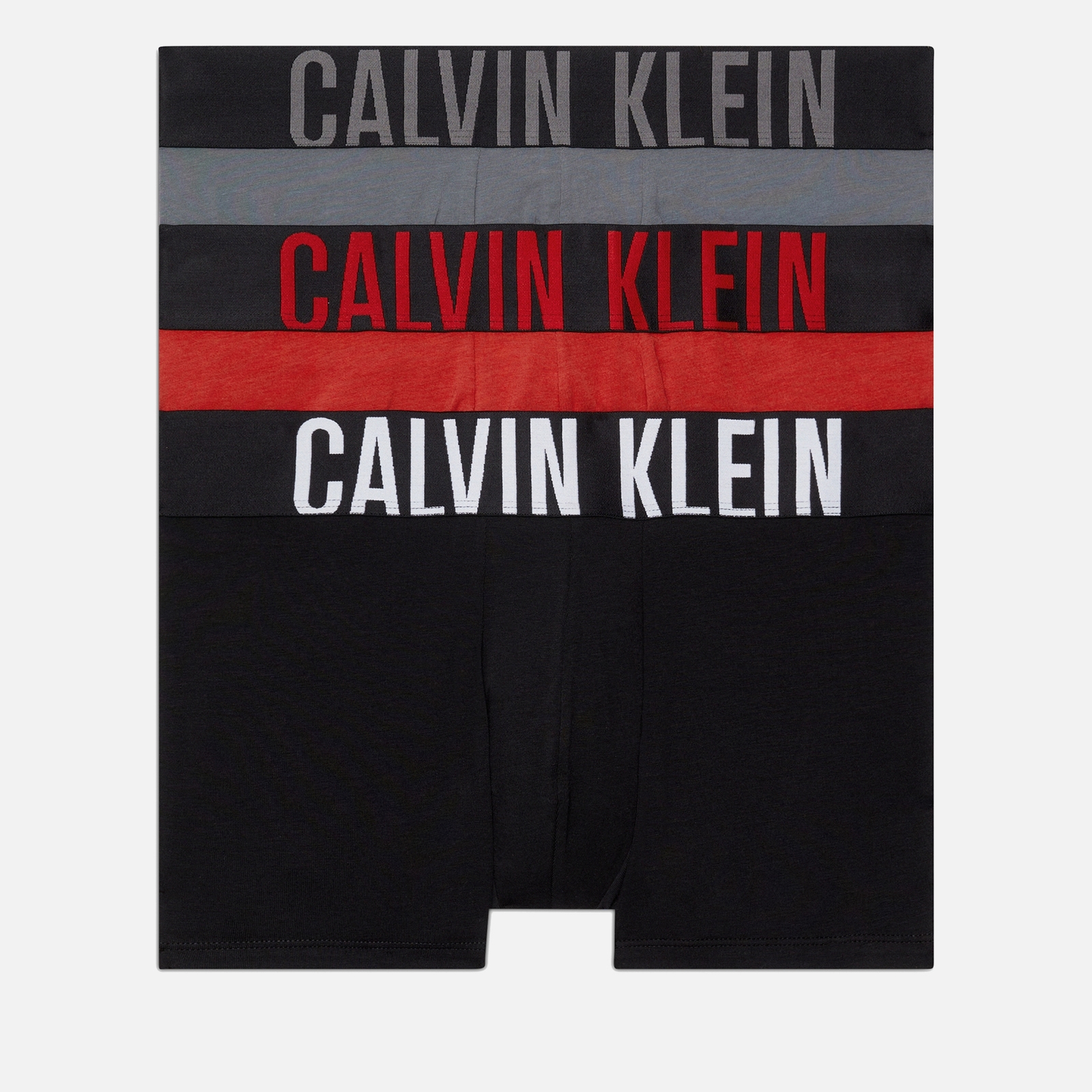 Calvin Klein Intense Power Stretch Cotton-Blend 3-Pack Trunks